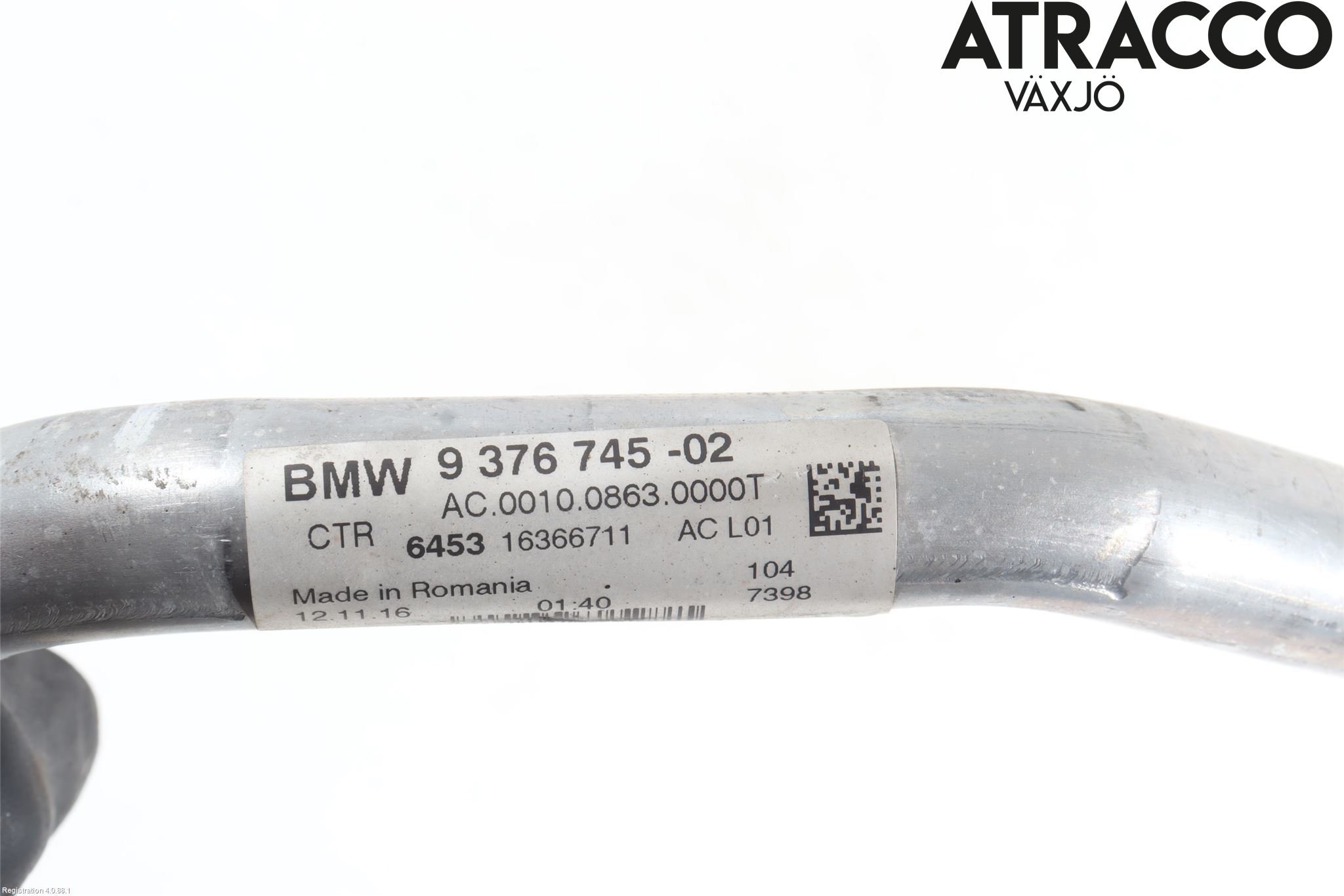 BMW 5 F10/F11/F18 09-17 Varme Ac Slange - Rør
