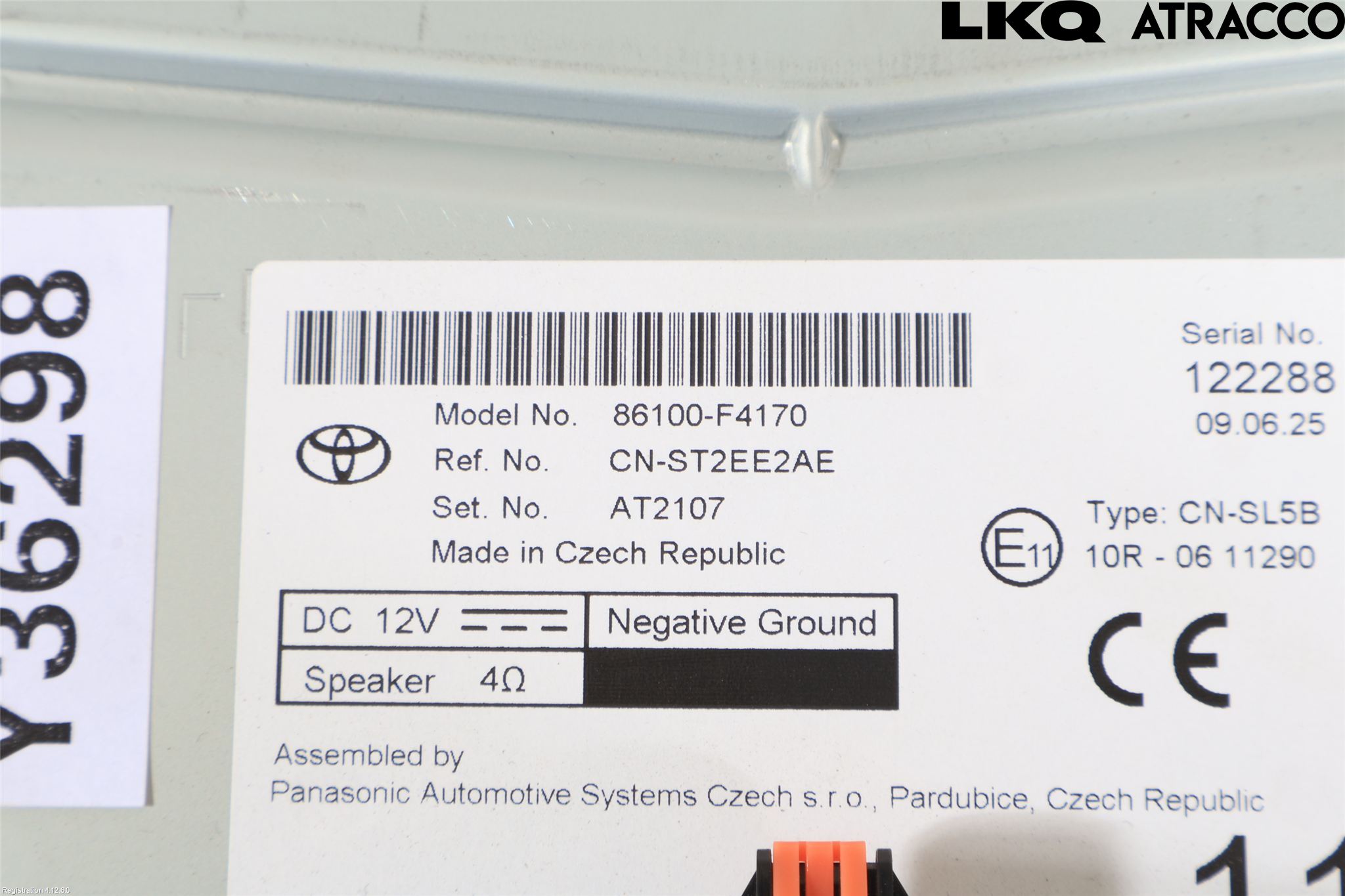 Toyota C-HR 24- Stereo Radio Med Cd