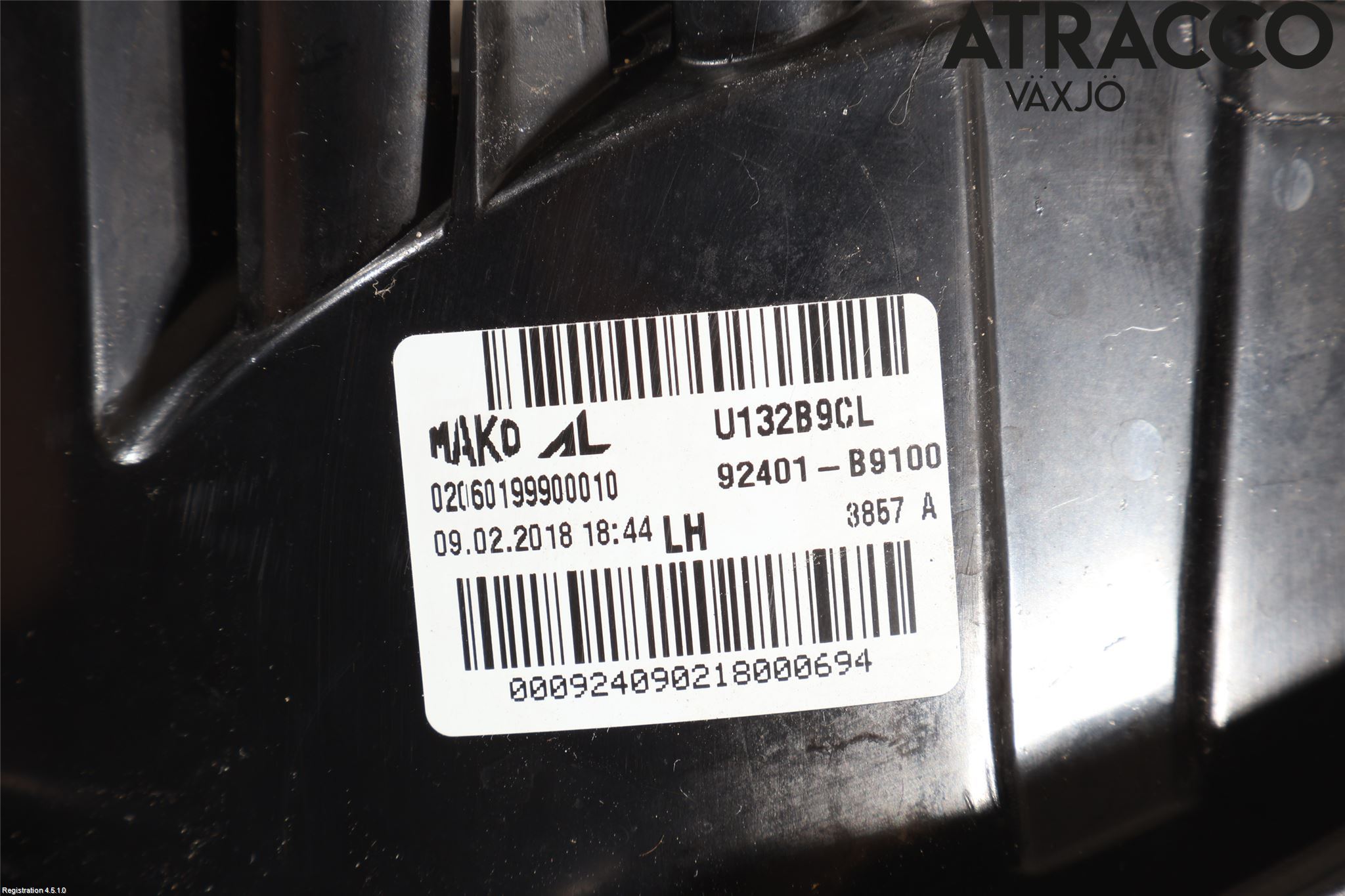 Hyundai i10 BA 17-20 Baklykt Venstre
