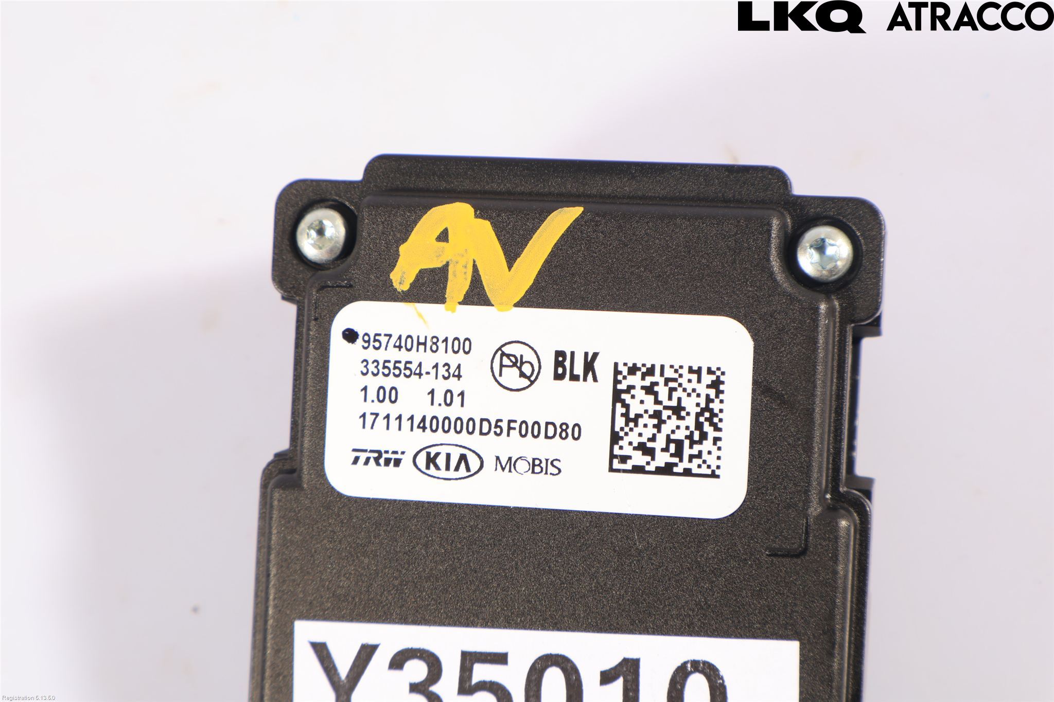 Kia RIO 17- Sensor Kollisjonsbeskyttelse