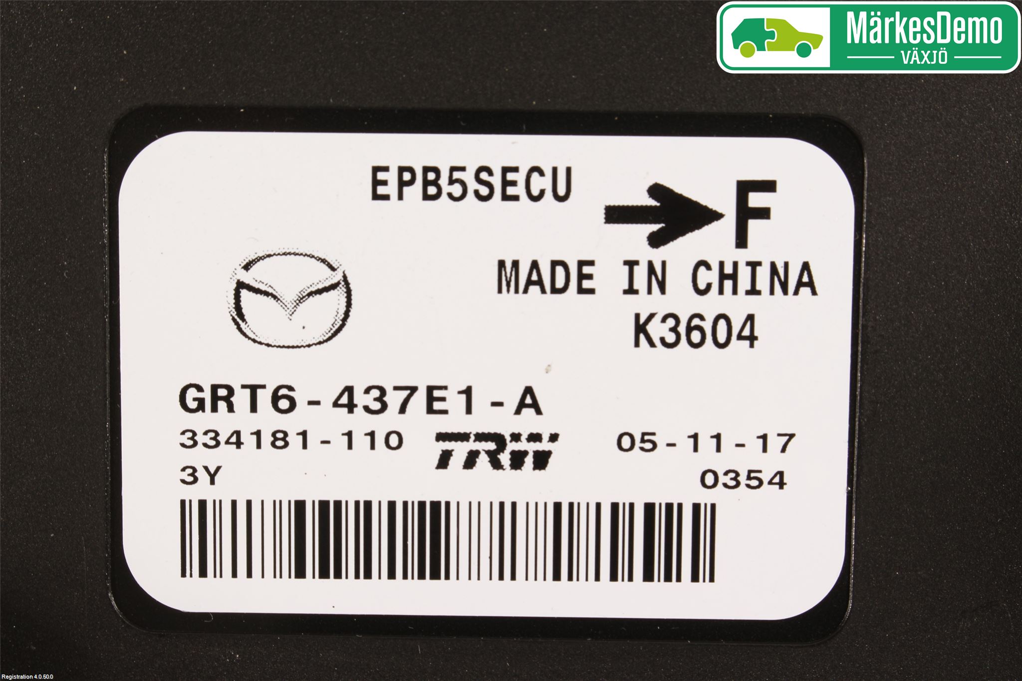 Mazda 6 13- Styreenhet Parkbrems