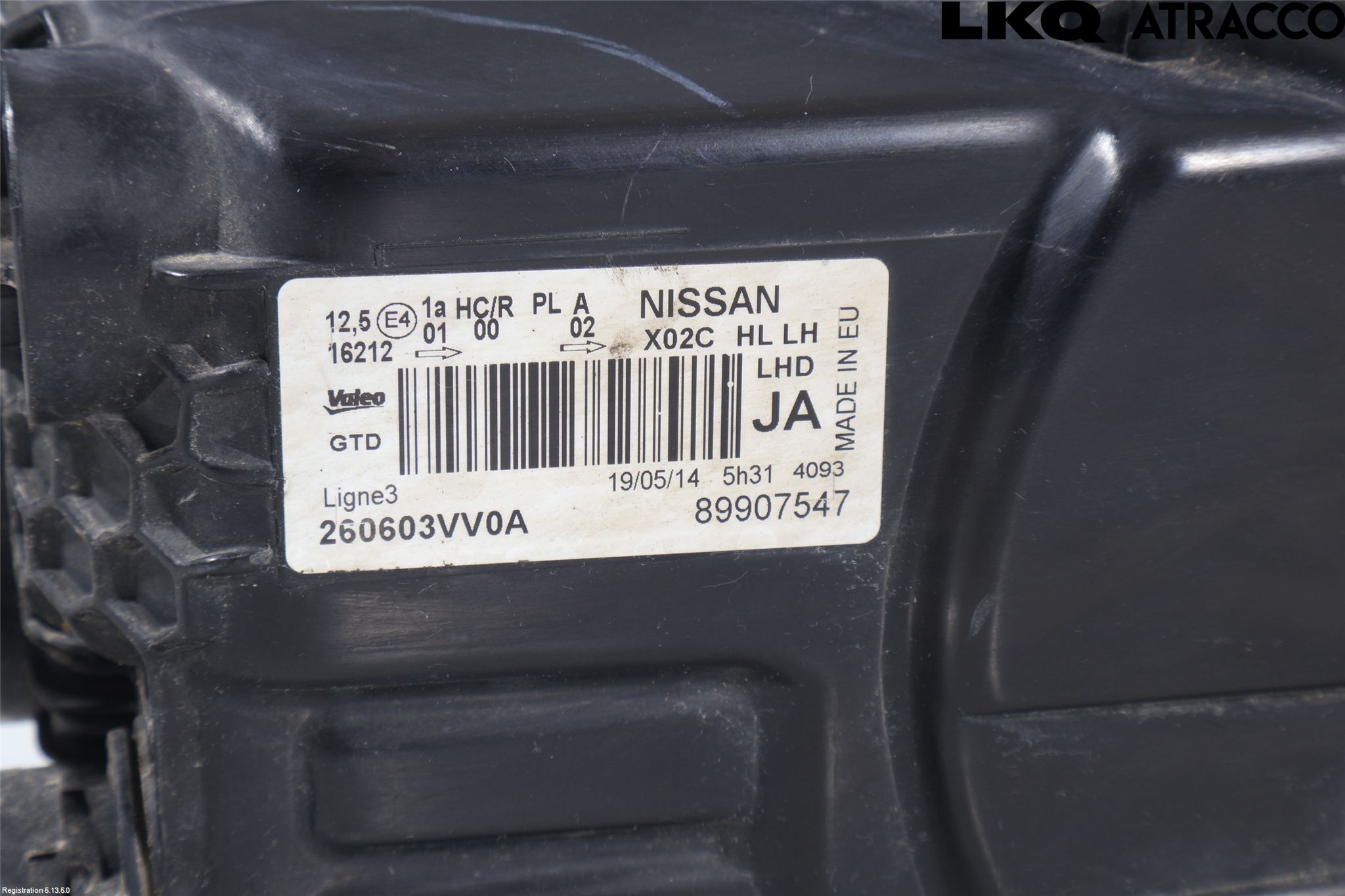 Nissan NOTE E12 14-20 Frontlykt Venstre