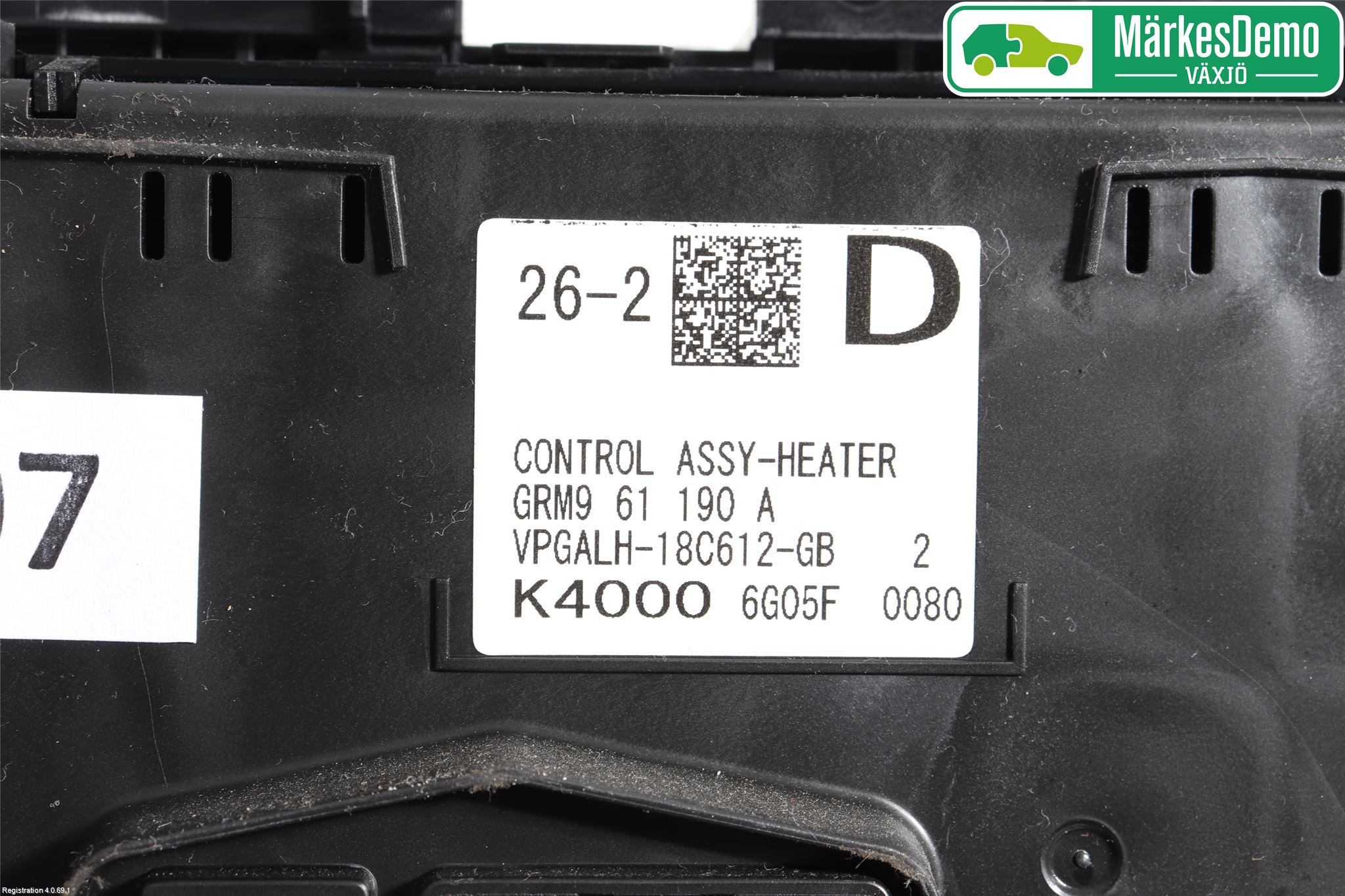 Mazda 6 13- Varme Ac Betjening-Display