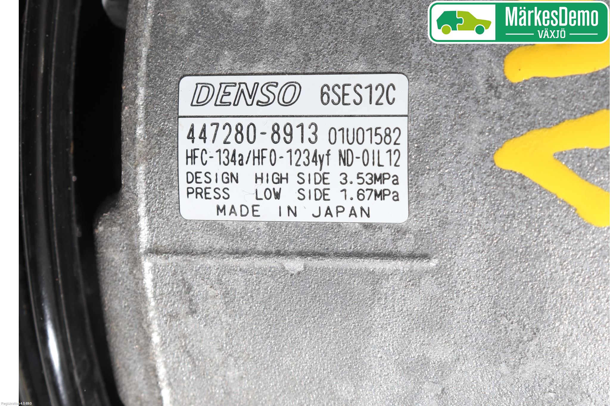 Toyota AURIS 13-19 Varme Ac Kompressor