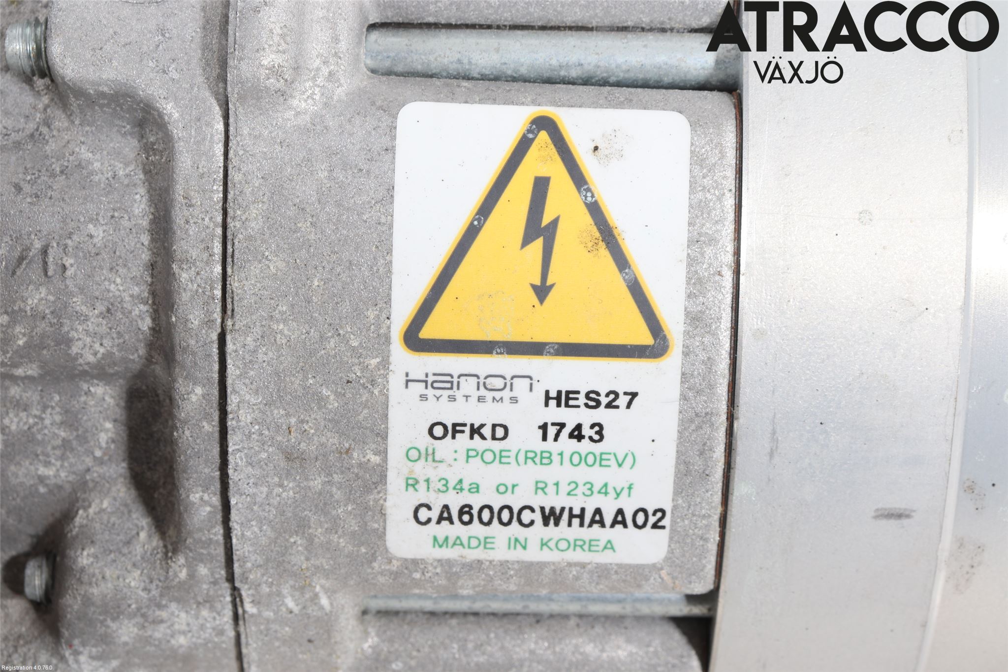 Hyundai IONIQ AE 17-22 Varme Ac Kompressor