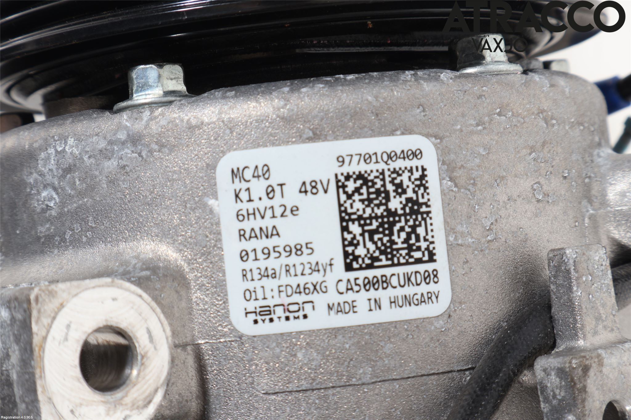 Hyundai BAYON BC3 21- Varme Ac Kompressor