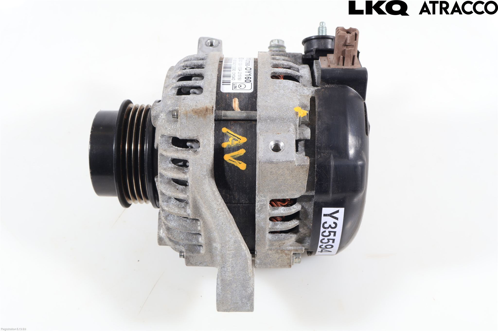 Toyota YARIS XP130 15-20 Dynamo