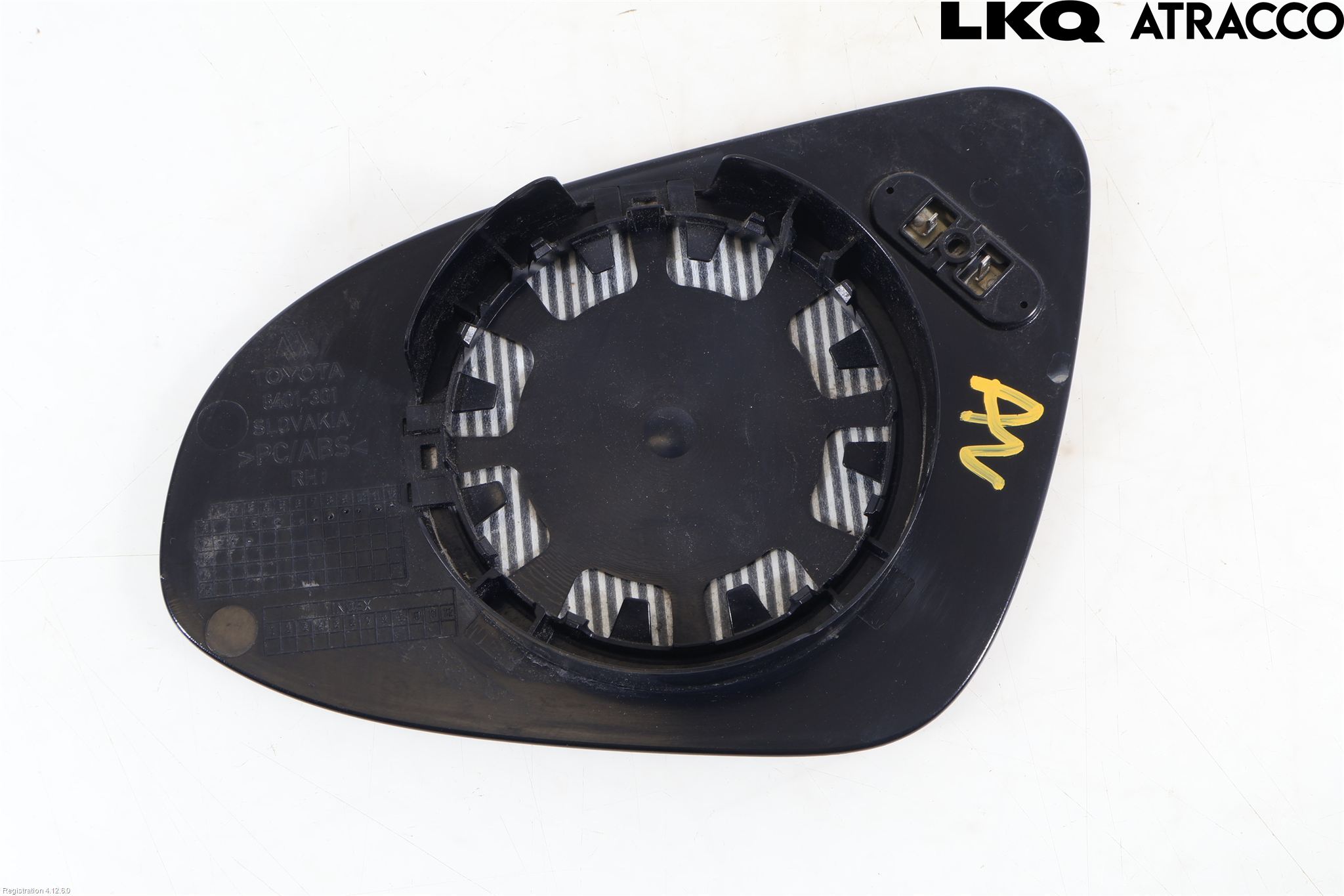 Toyota YARIS XP130 12-14 Speil Glass H