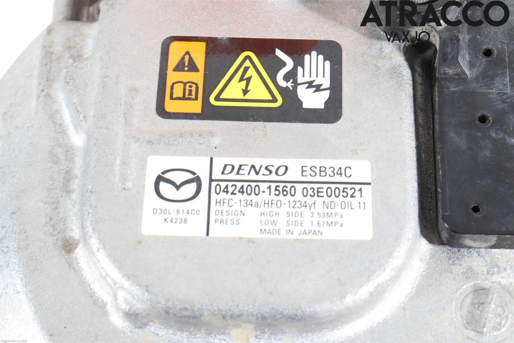 Mazda MX-30 20- Varme Ac Kompressor
