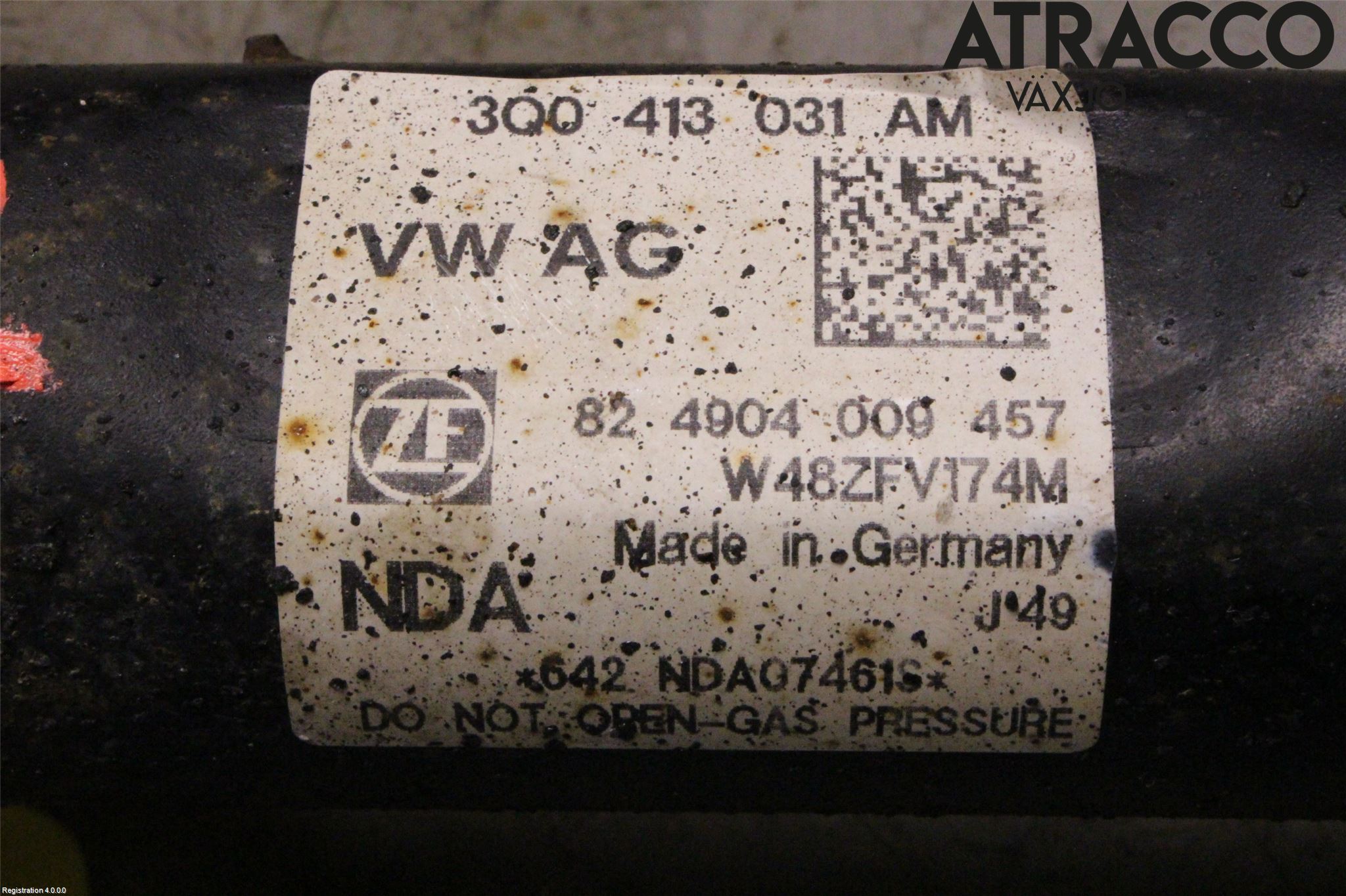 Volkswagen VW PASSAT 15-19 Fjærbein Foran Høyre