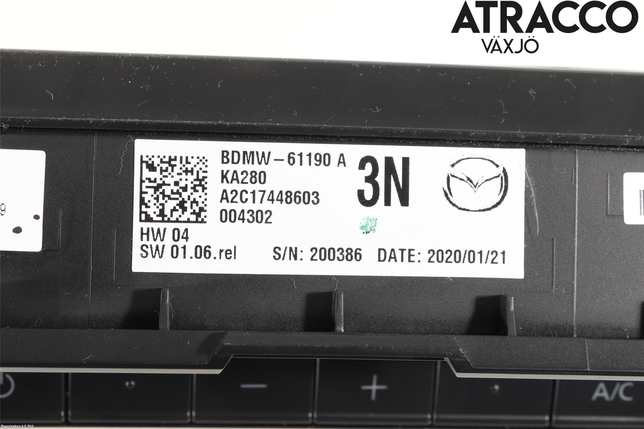 Mazda 3 IV 19- Varme Ac Betjening-Display