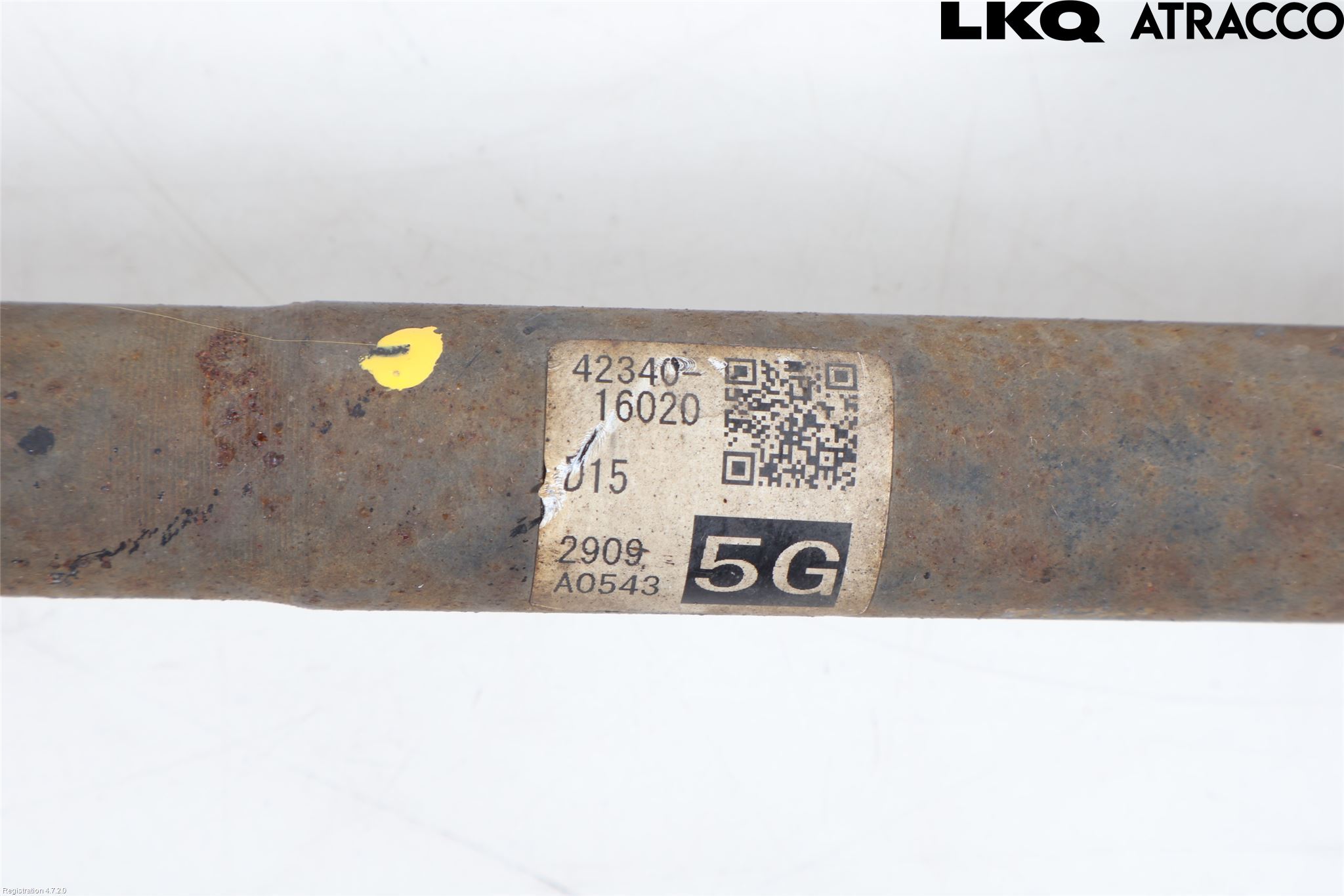 Toyota COROLLA CROSS XG10 22- Drivaksel Bak Kompl Høyre