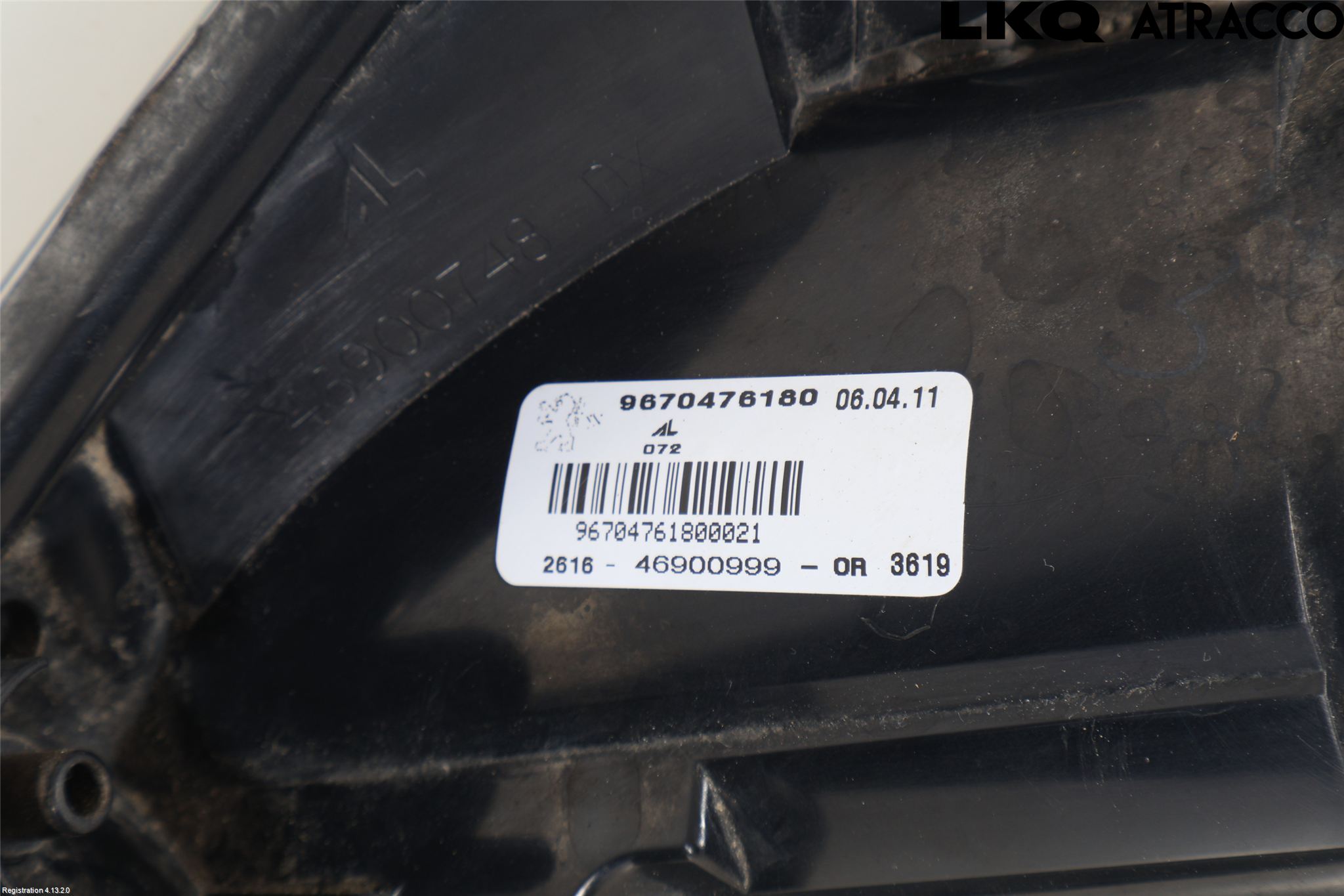 Peugeot 508 11-18 Frontlykt-Kurve-Tåkelys