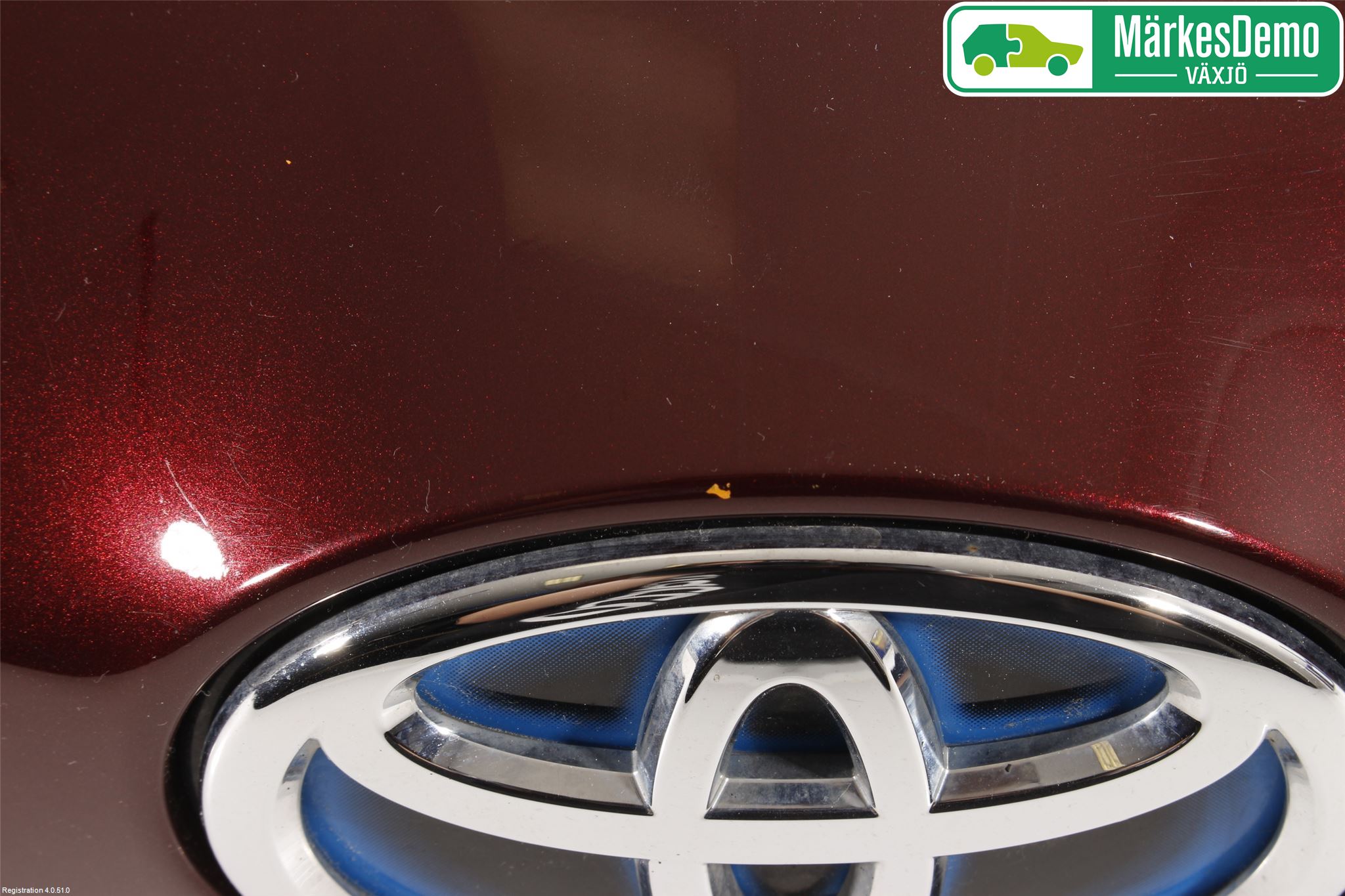 Toyota RAV4 13-18 Refleksplate - Skiltplate