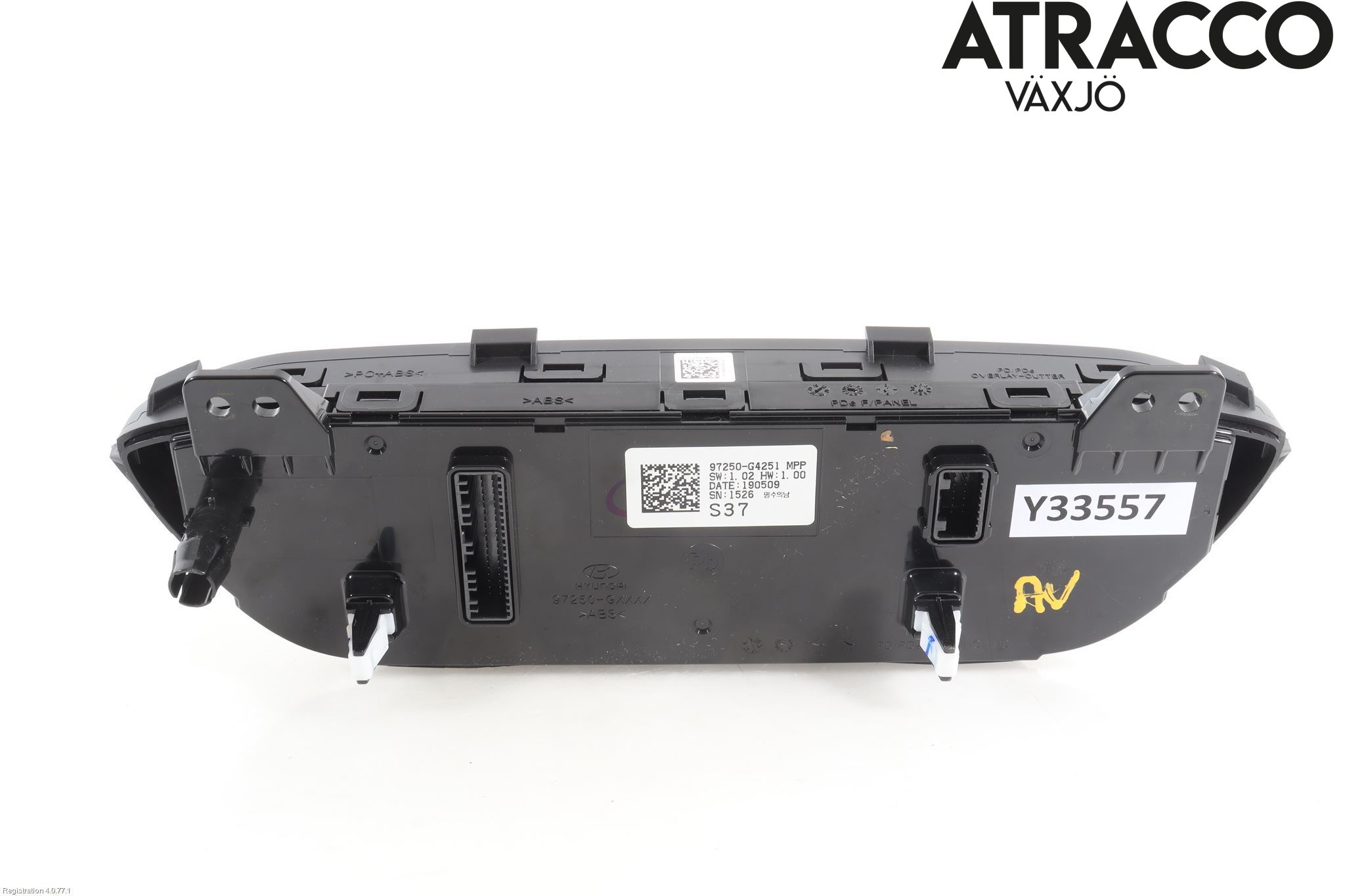 Hyundai i30 PD 17- Varme Ac Betjening-Display