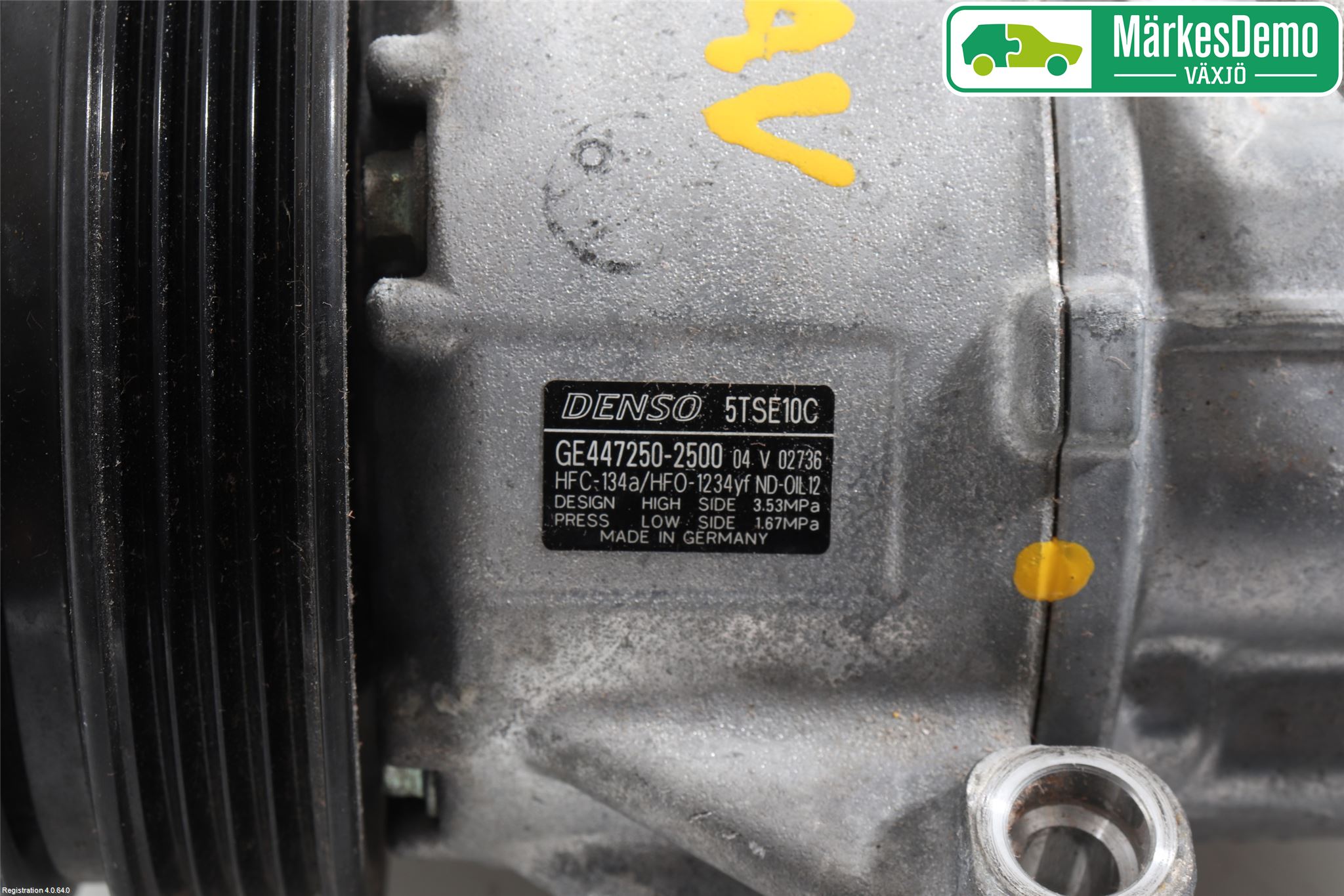 Toyota YARIS XP130 15-20 Varme Ac Kompressor