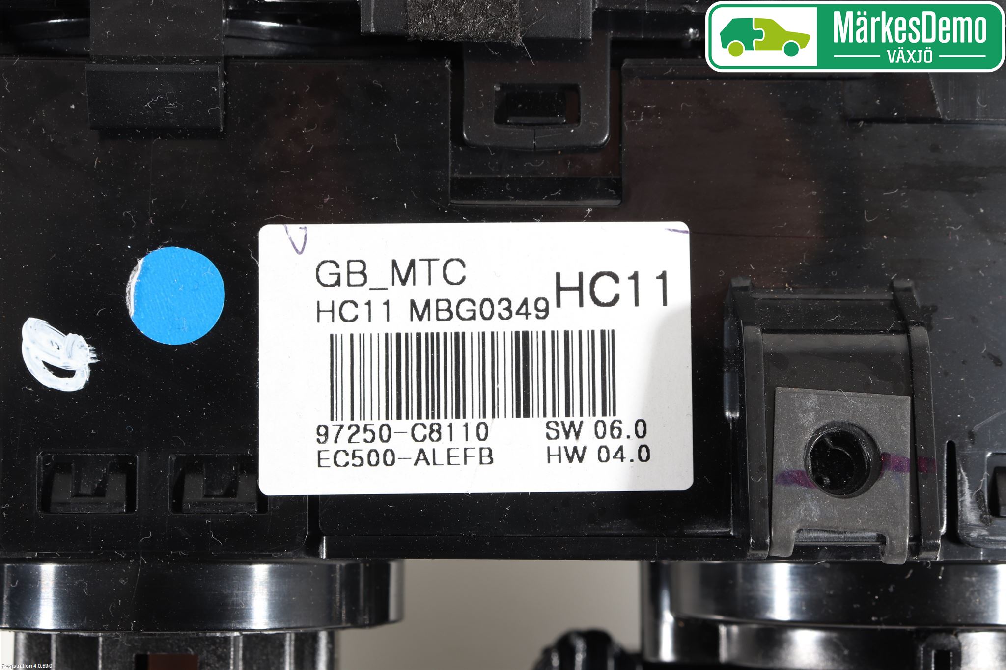 Hyundai i20 GB 15-20 Varme Ac Betjening-Display