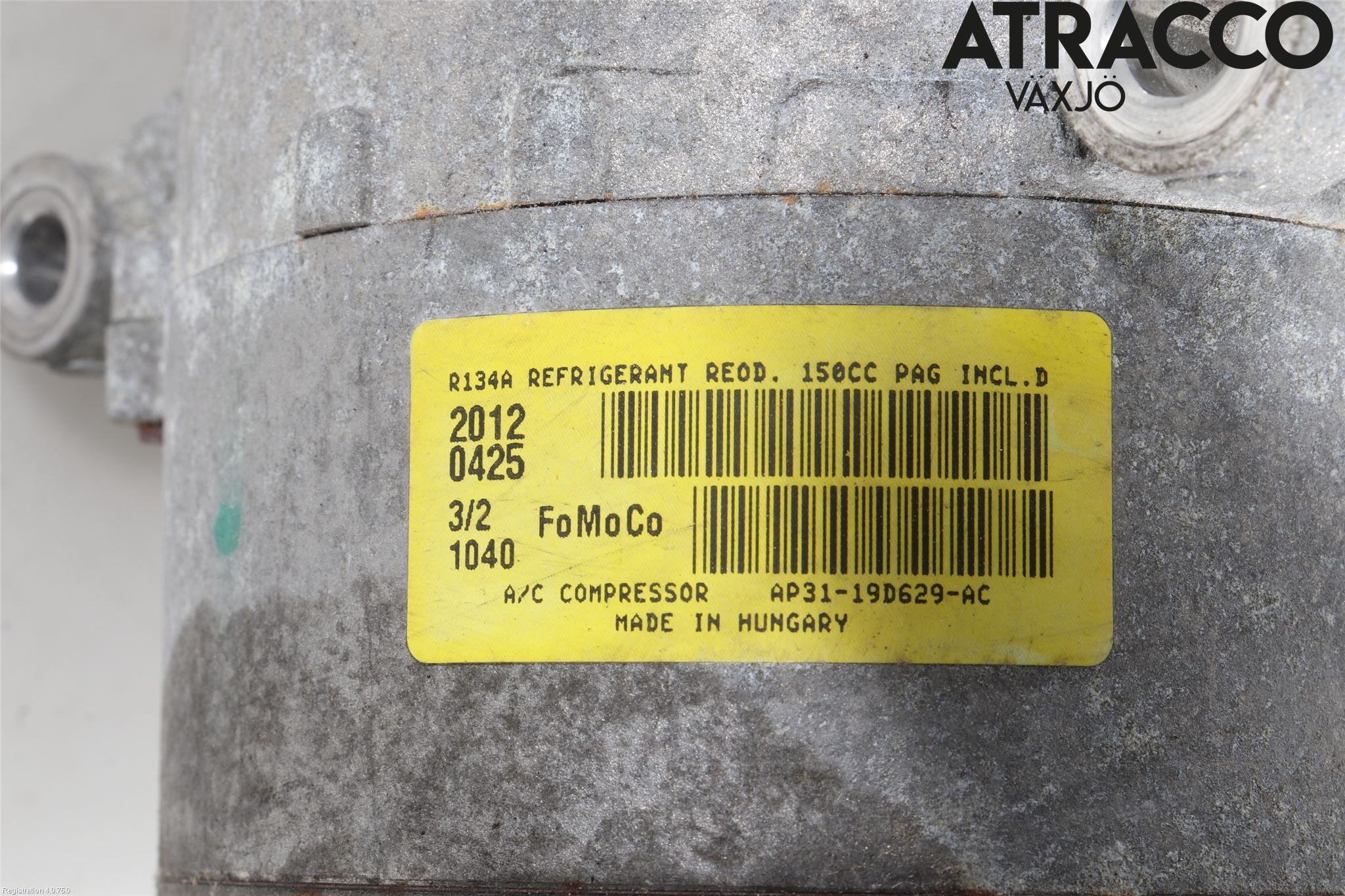 Ford FIESTA 09-12 Varme Ac Kompressor
