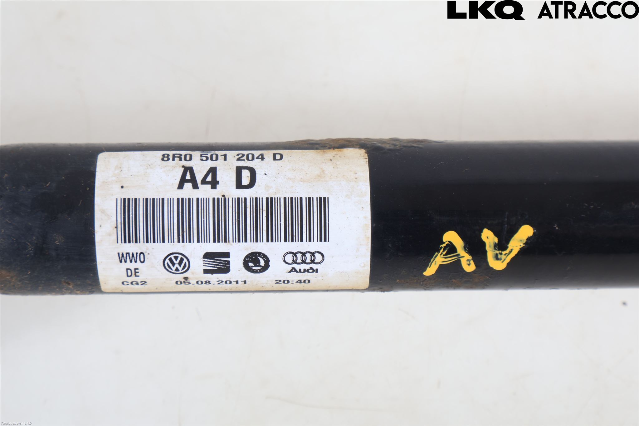 Audi A6/S6 4G 11-18 Drivaksel Bak Kompl Høyre
