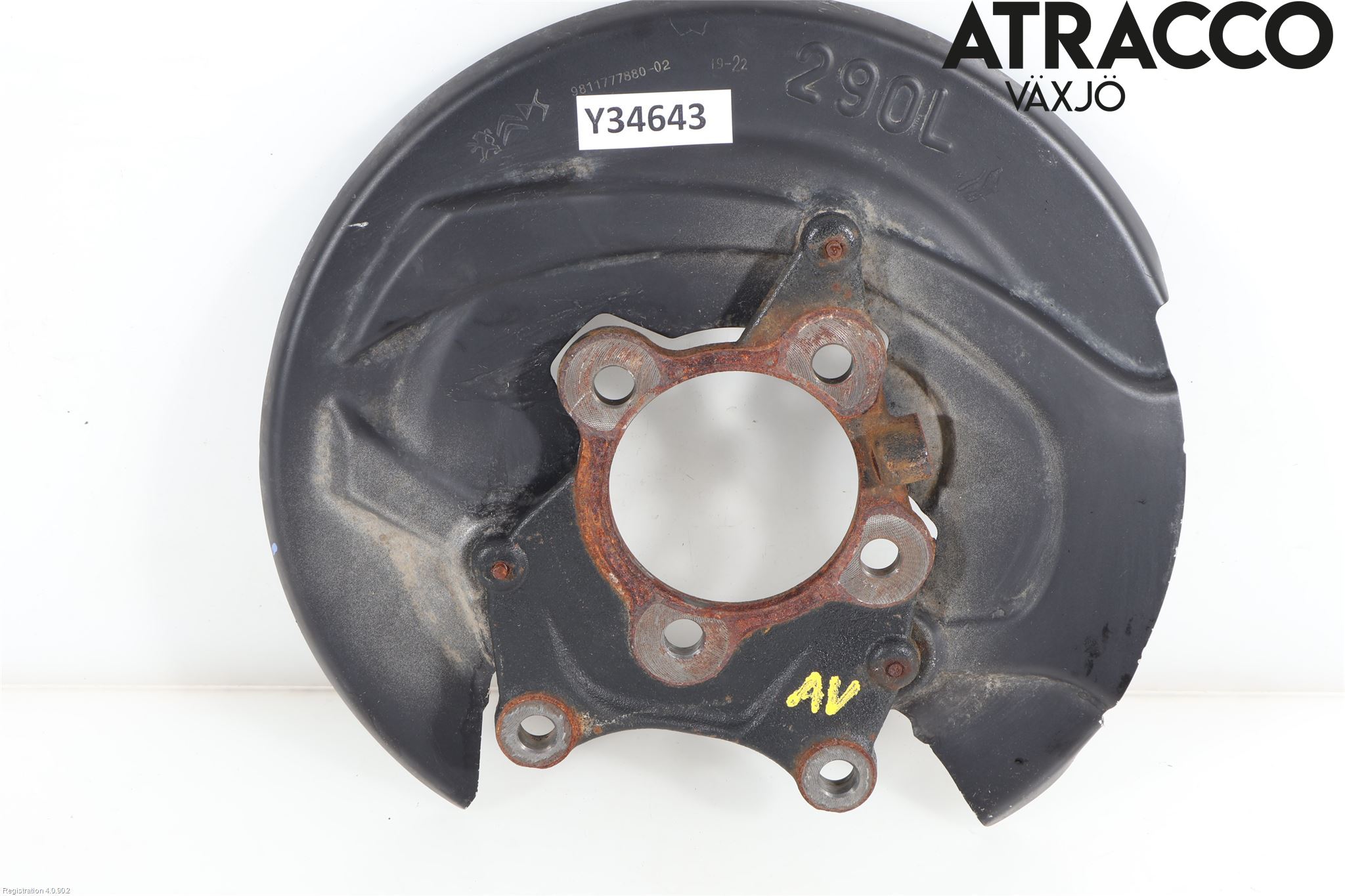 Peugeot 3008 17-24 Bremsecaliper Feste Holder
