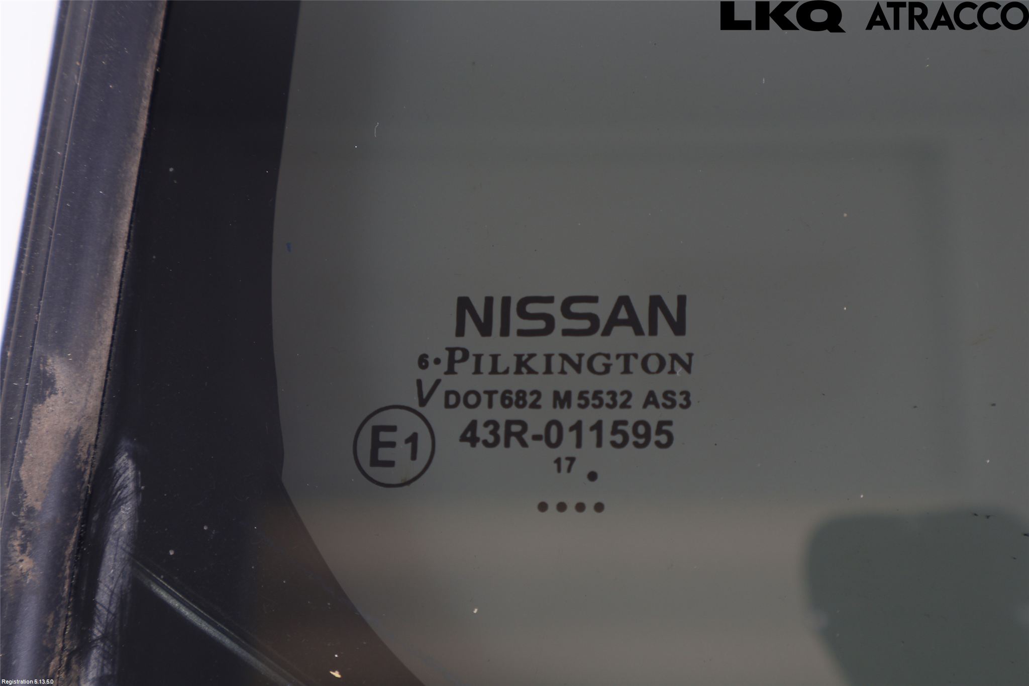 Nissan LEAF 18- Dørrute Bak Høyre Trekant 4D