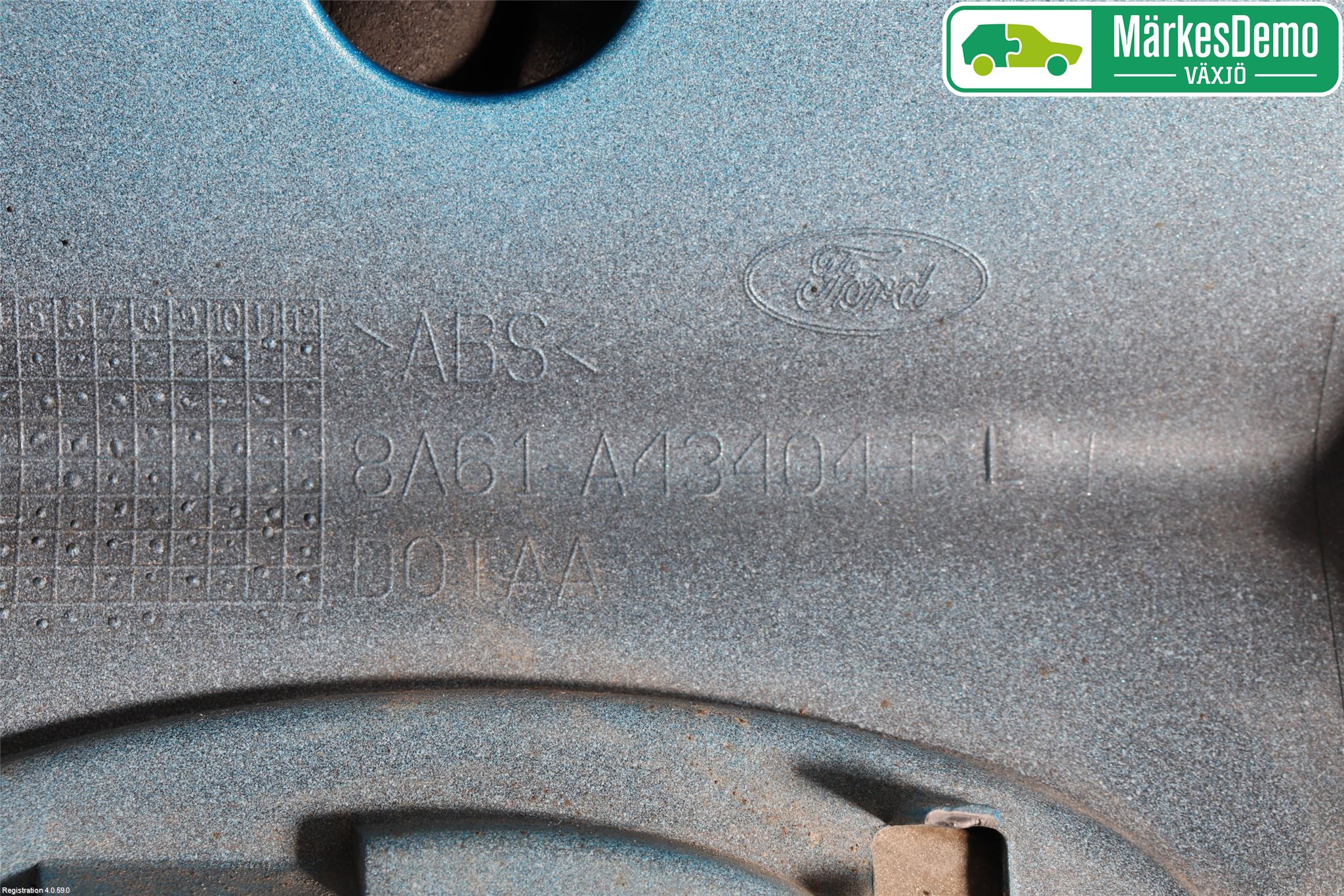 Ford FIESTA 13-17 Refleksplate - Skiltplate