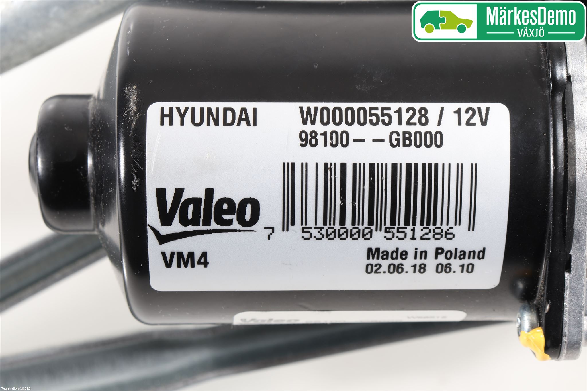 Hyundai i20 GB 15-20 Viskeroverføring Frontrute