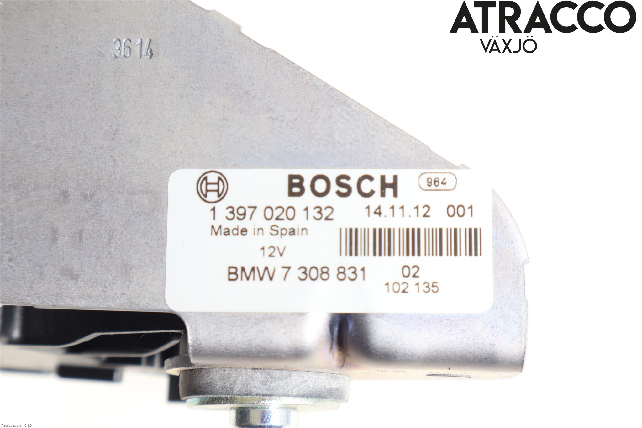 BMW 5 F10/F11/F18 09-17 Viskermotor Bakluke