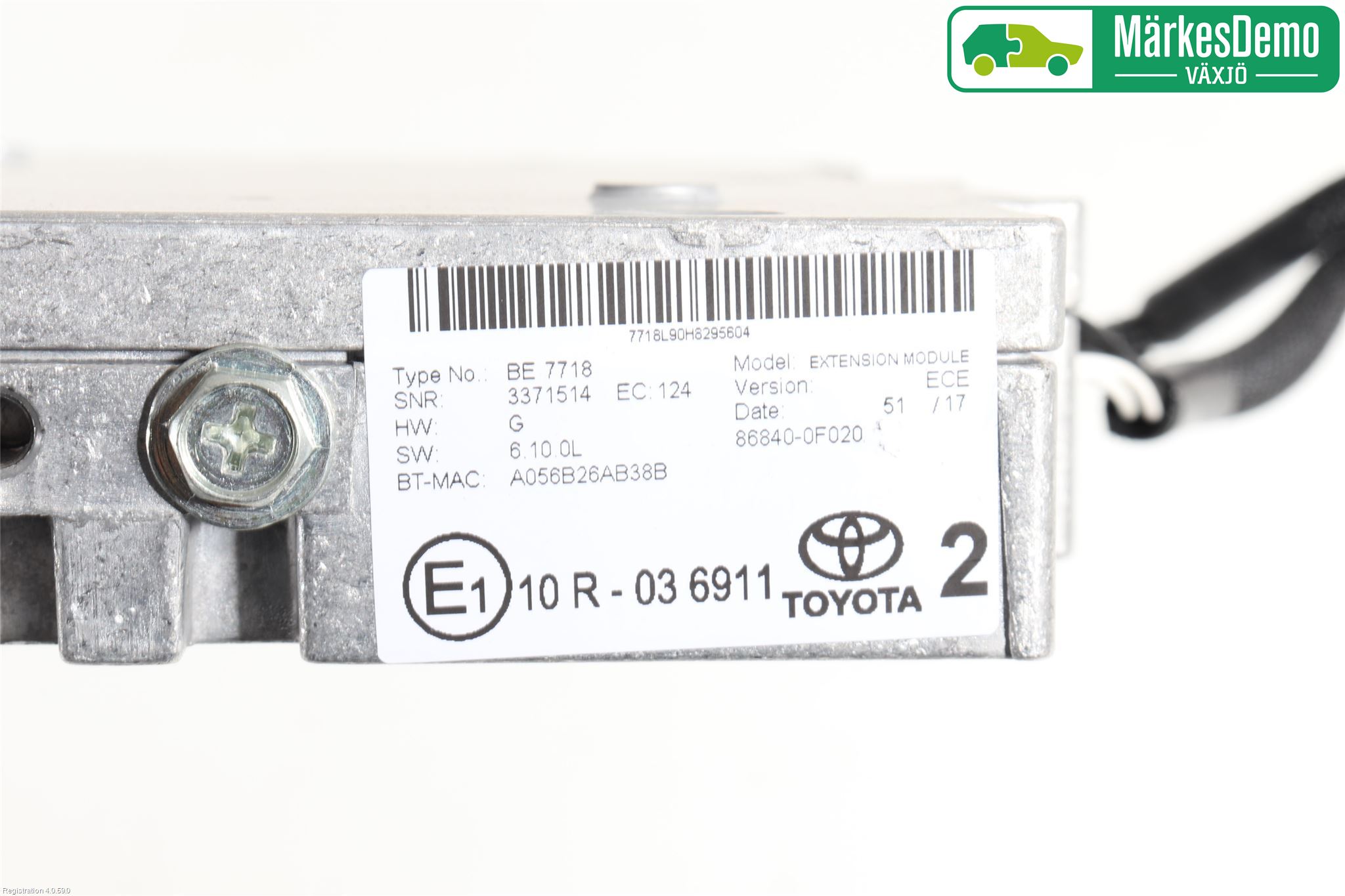 Toyota AVENSIS 16-18 Stereo Radio Med Cd