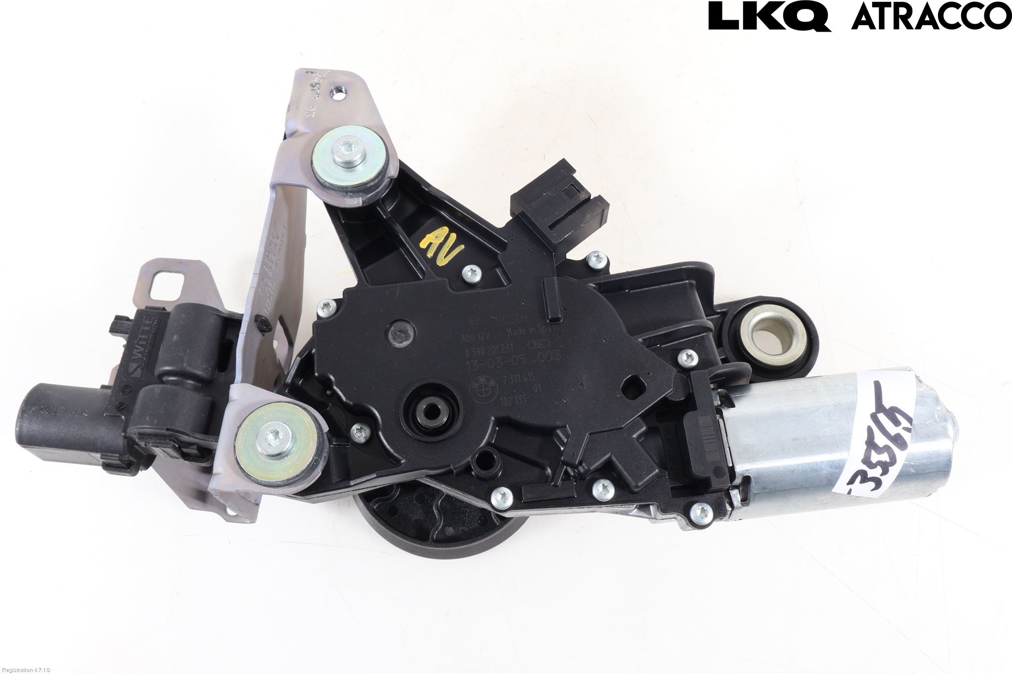 BMW 3 F30/F31/F80 12-19 Viskermotor Bakluke