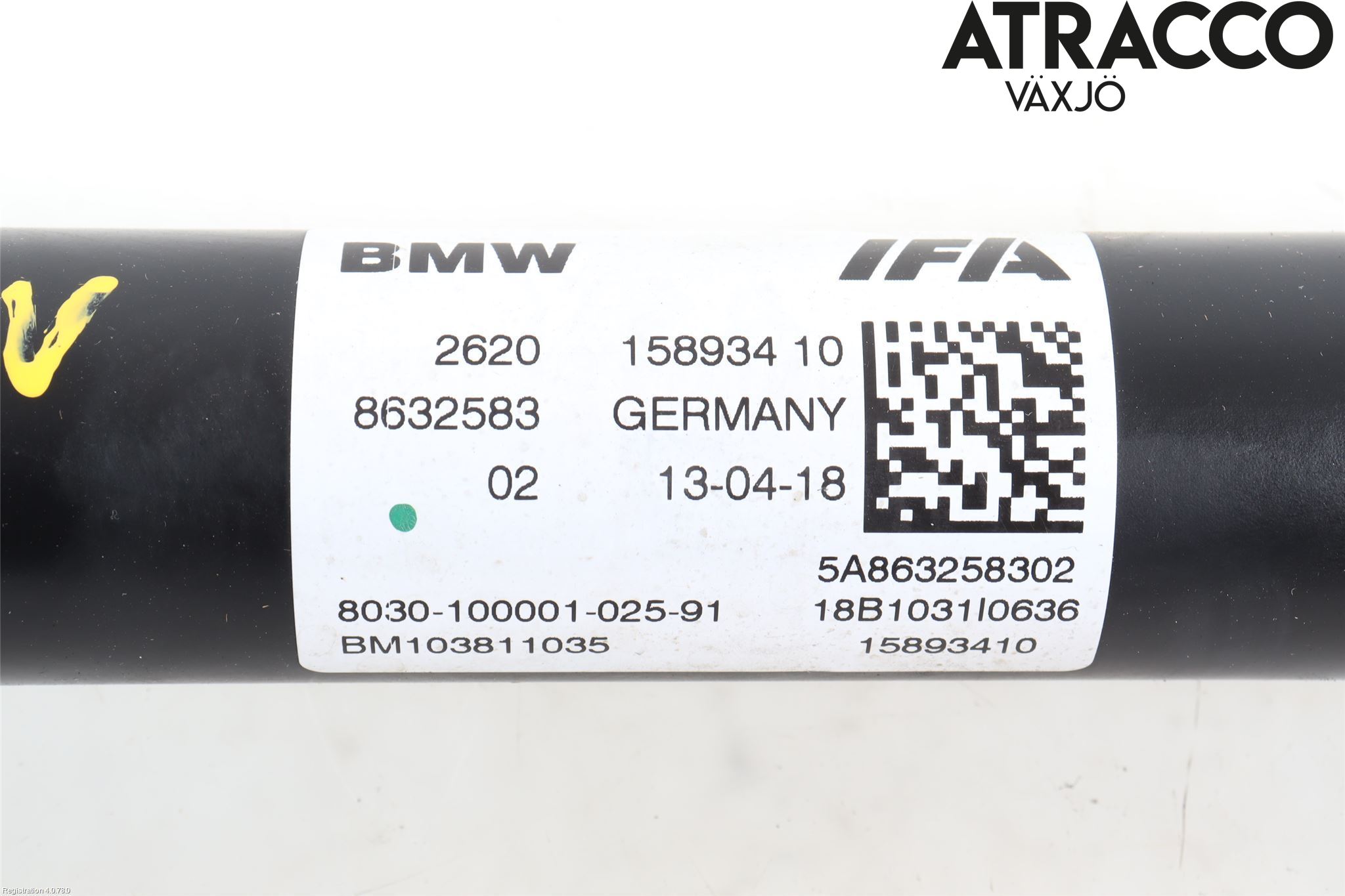 BMW 5 G30/G31/F90 17-23 Mellomaksel Fremre 4Wd