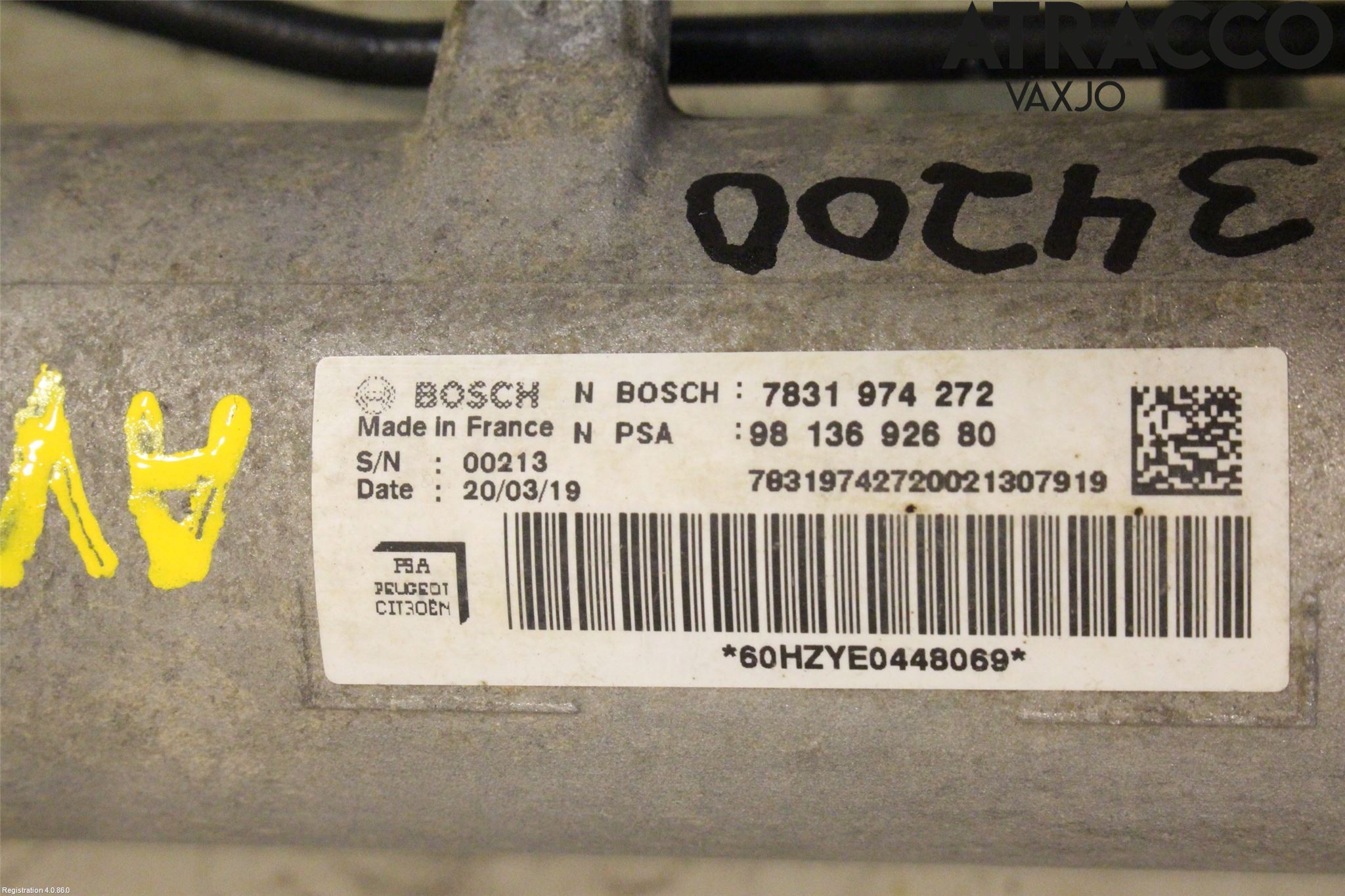 Toyota PROACE II 16- Servo Snekke - Tannstang