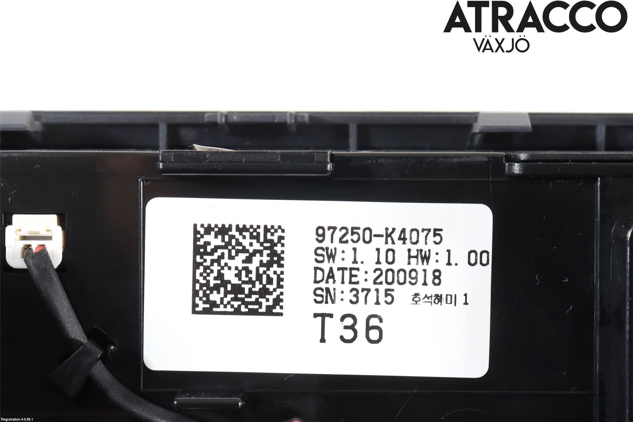Hyundai KONA/ELECTRIC OS 18-23 Varme Ac Betjening-Display