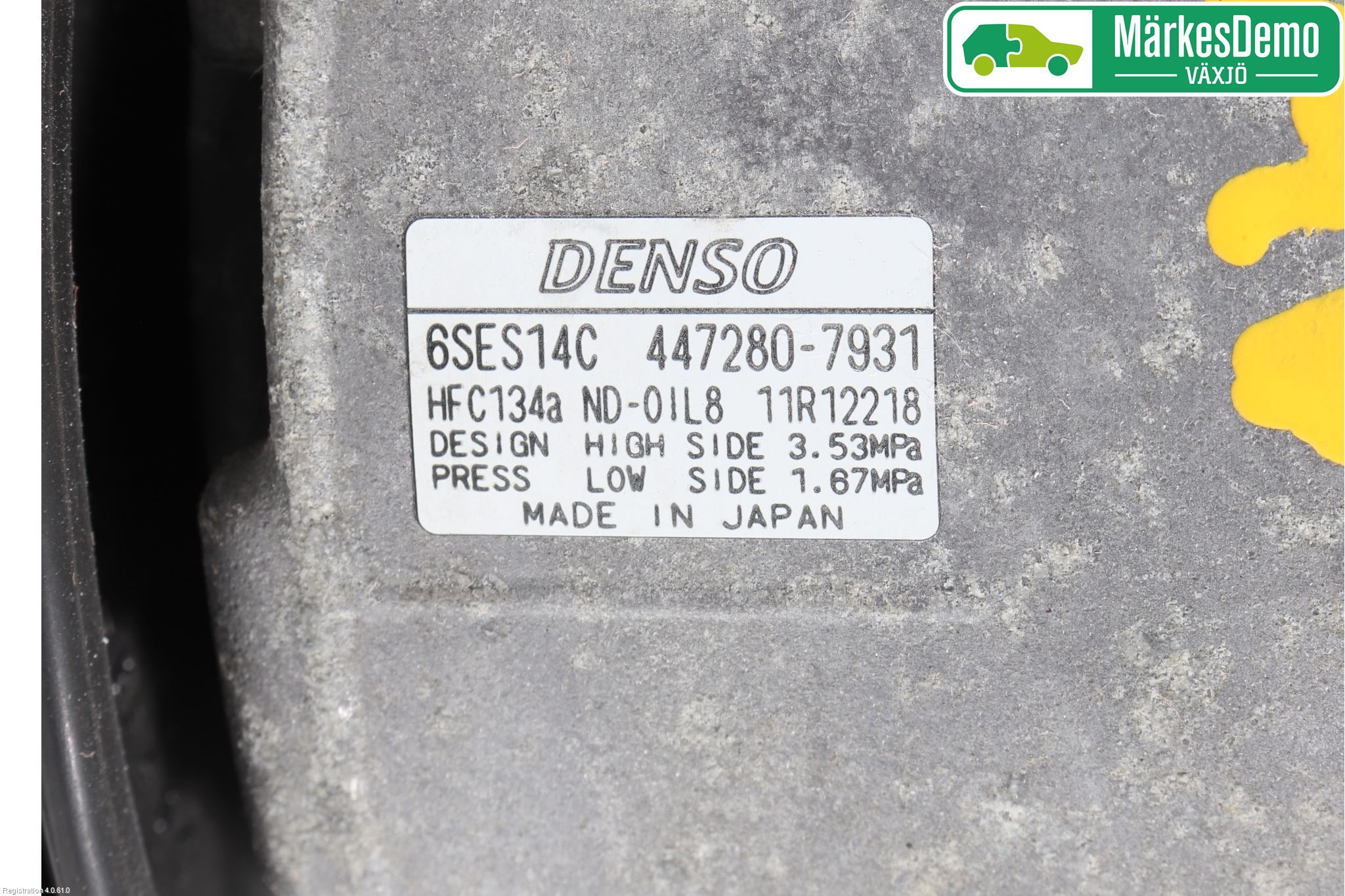 Toyota RAV4 13-18 Varme Ac Kompressor