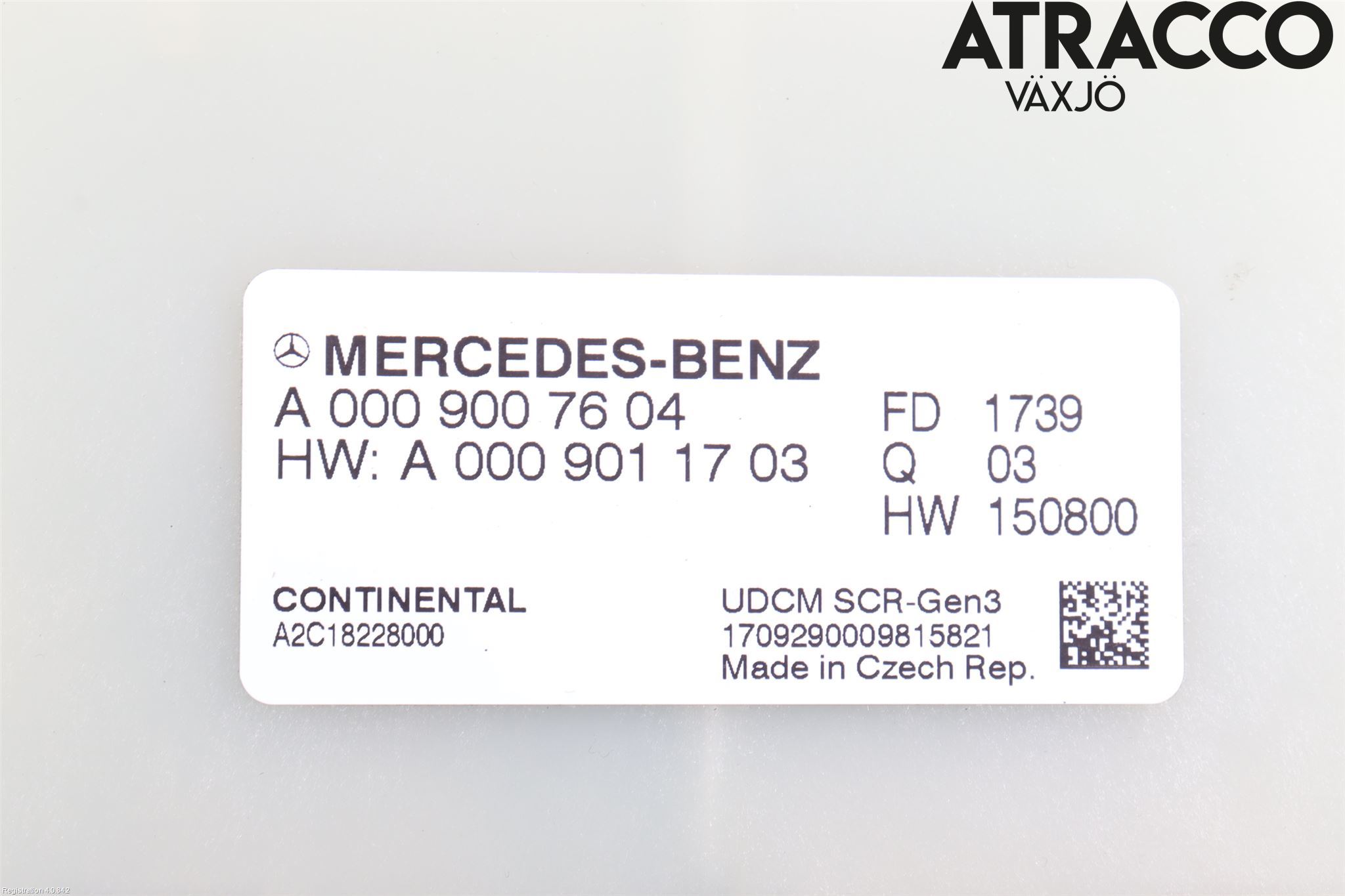 Mercedes-Benz MB E-KLASS (W213) 16-23 Styreenhet Eksosrensing