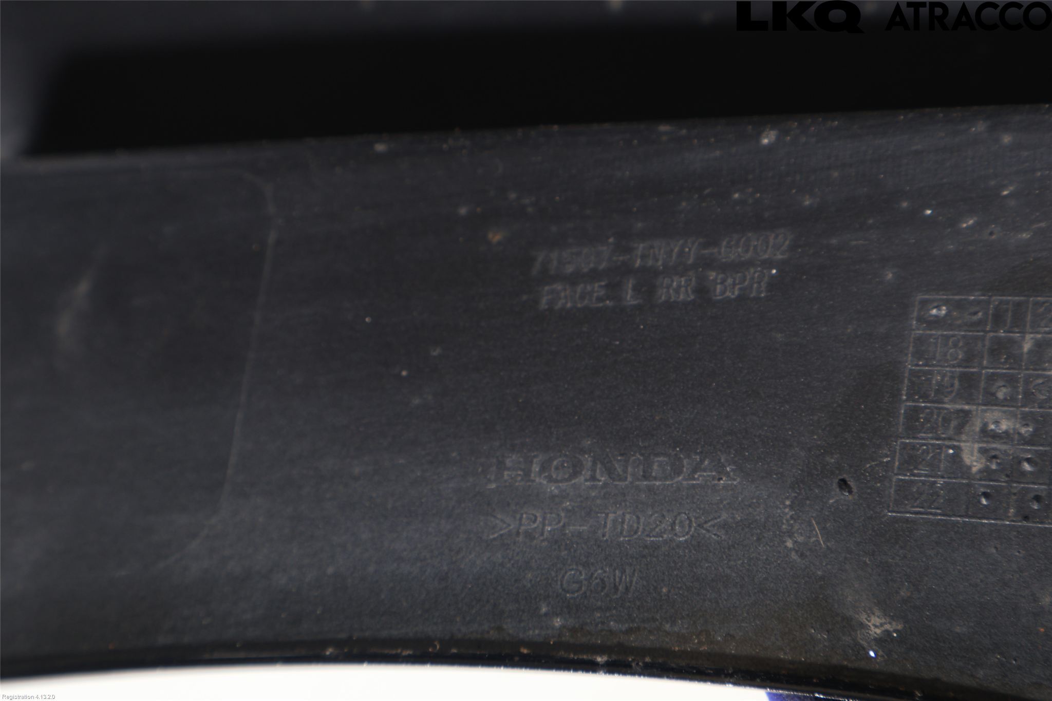 Honda CR-V 19-22 Støtfanger Bak Hjørne Venstre