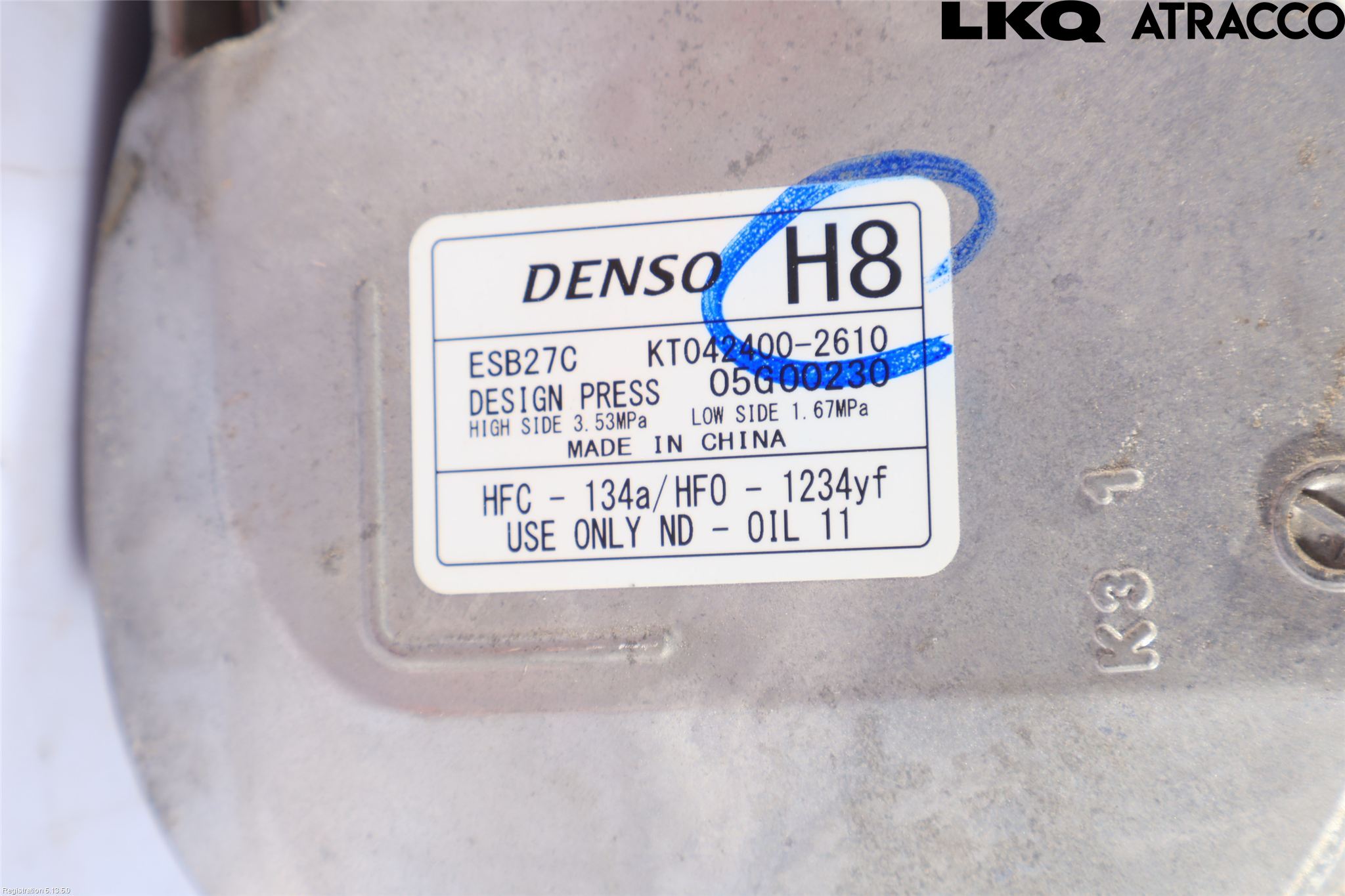 Honda E:NY1 23- Varme Ac Kompressor