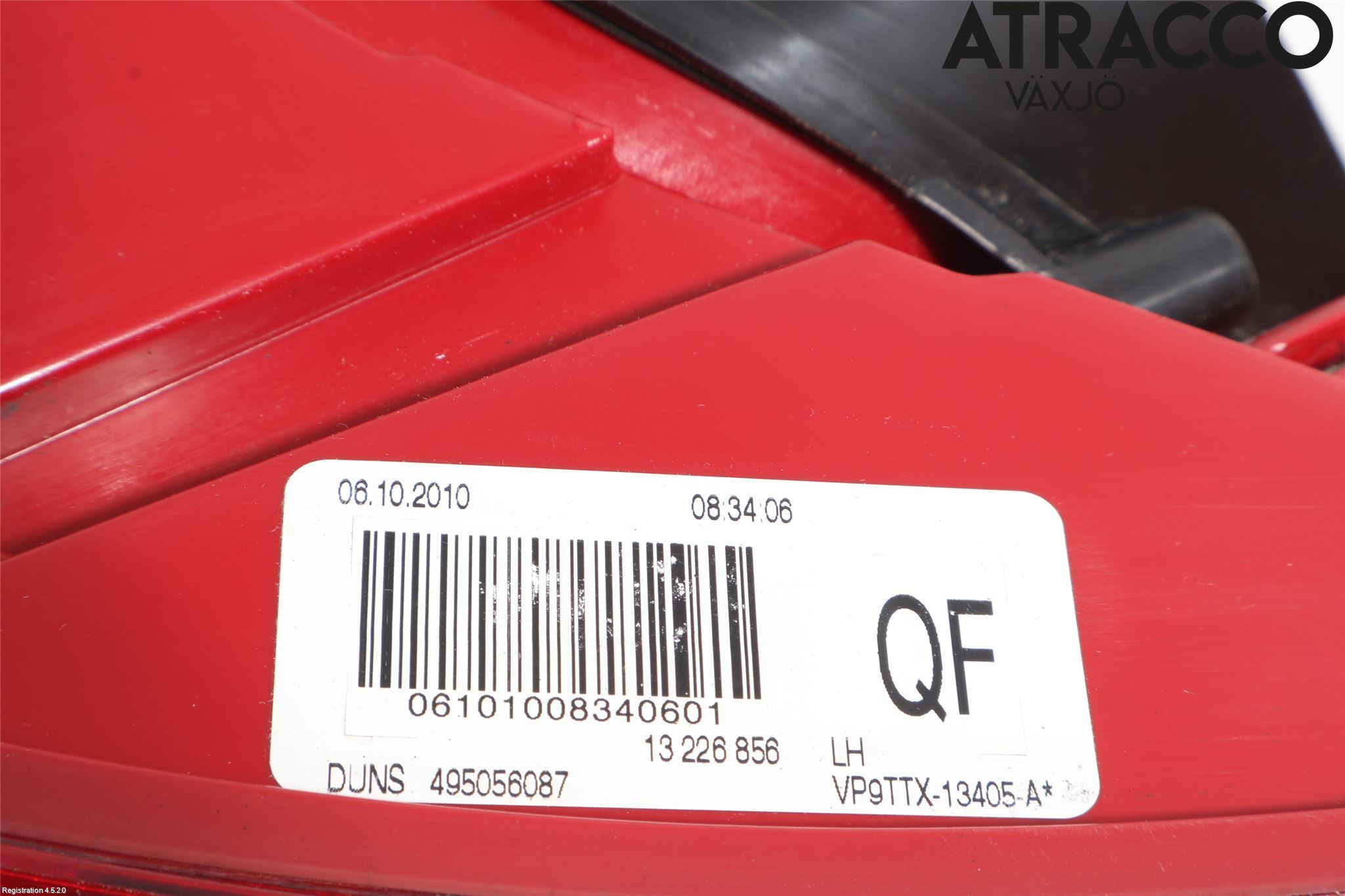 Opel INSIGNIA 09-16 Baklykt Venstre
