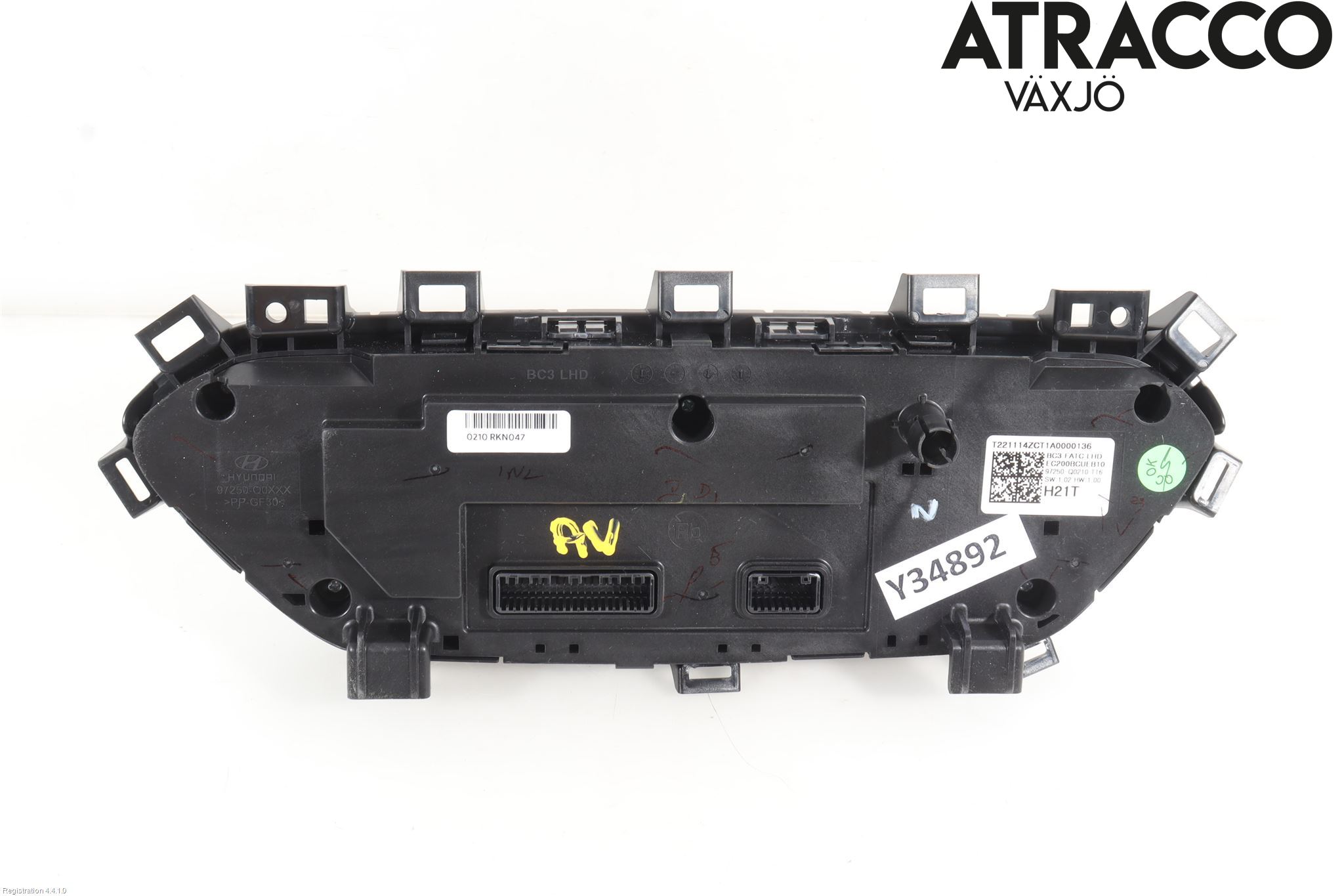 Hyundai BAYON BC3 21- Varme Ac Betjening-Display