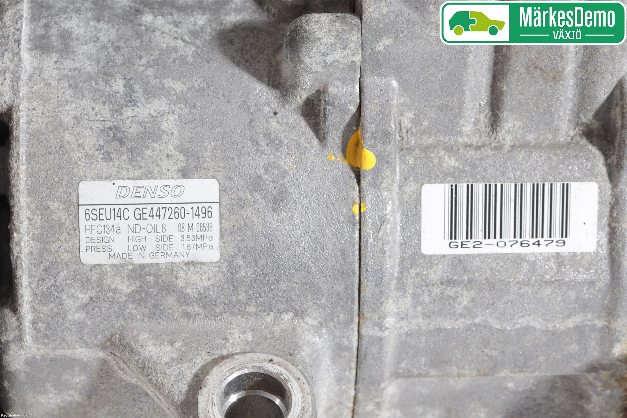 Toyota AURIS 10-12 Varme Ac Kompressor