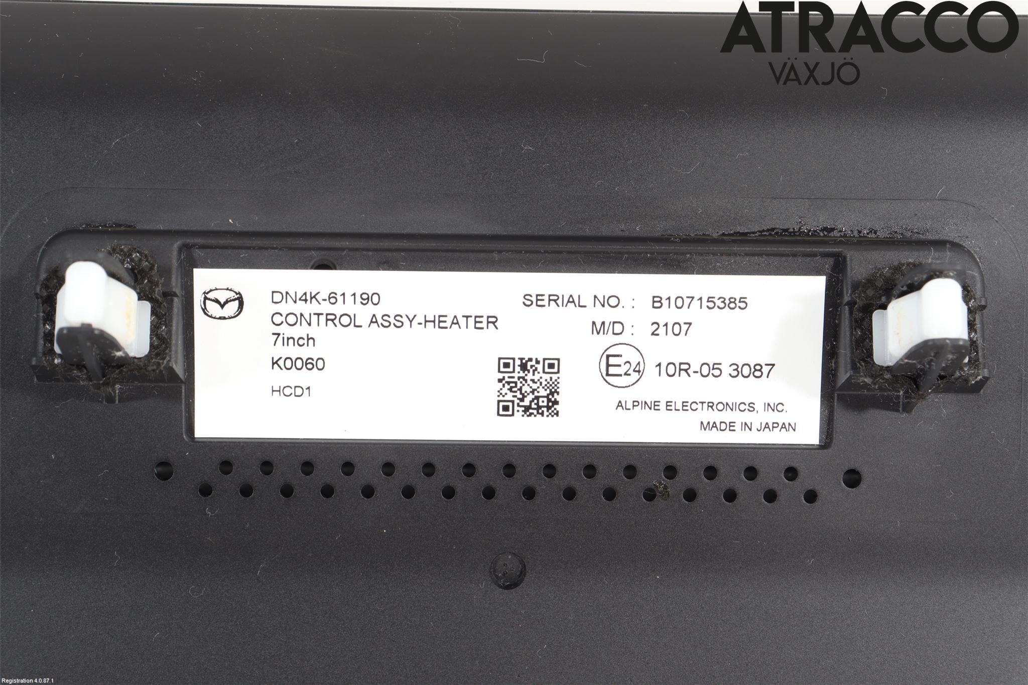 Mazda MX-30 20- Varme Ac Betjening-Display