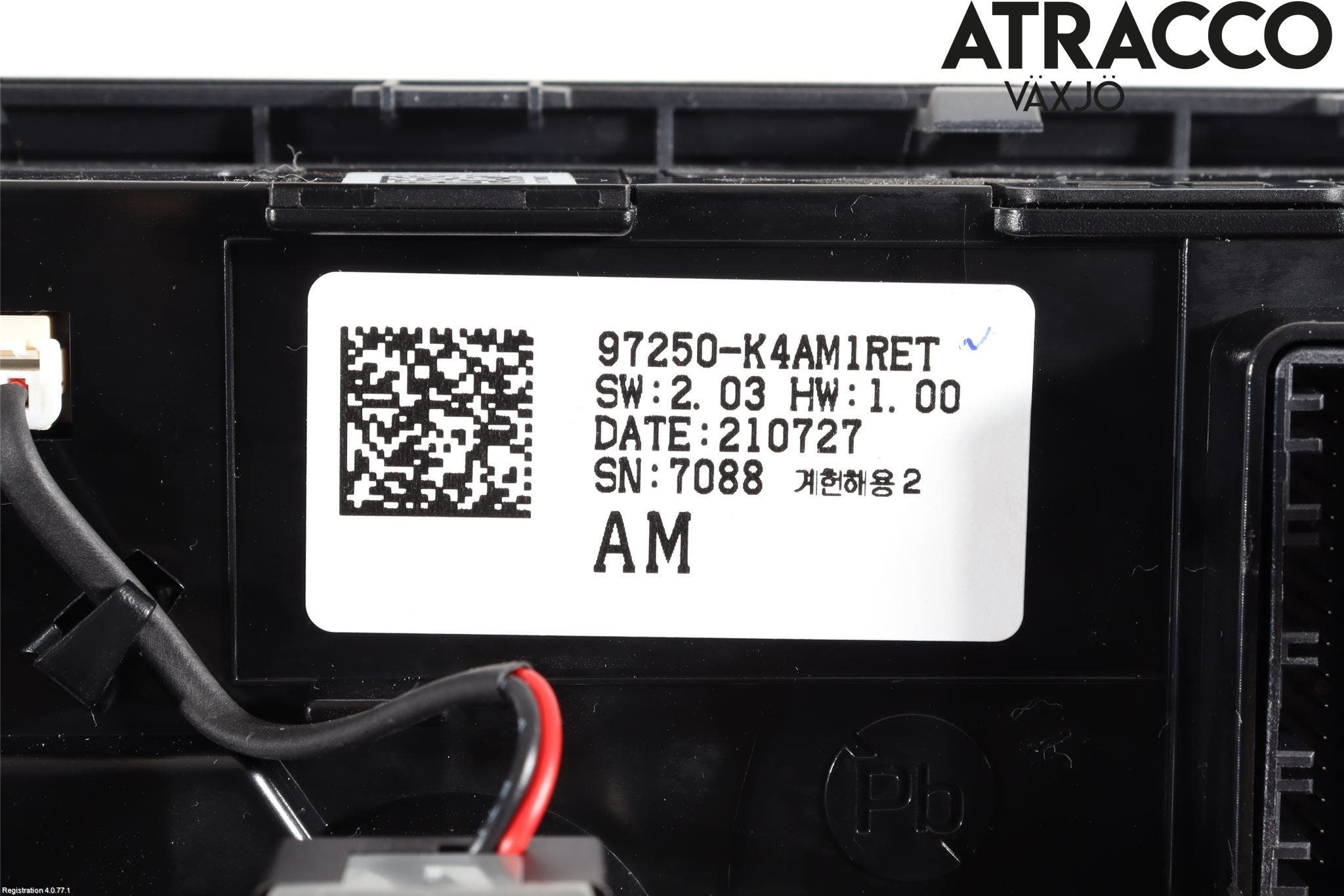 Hyundai KONA/ELECTRIC OS 18-23 Varme Ac Betjening-Display