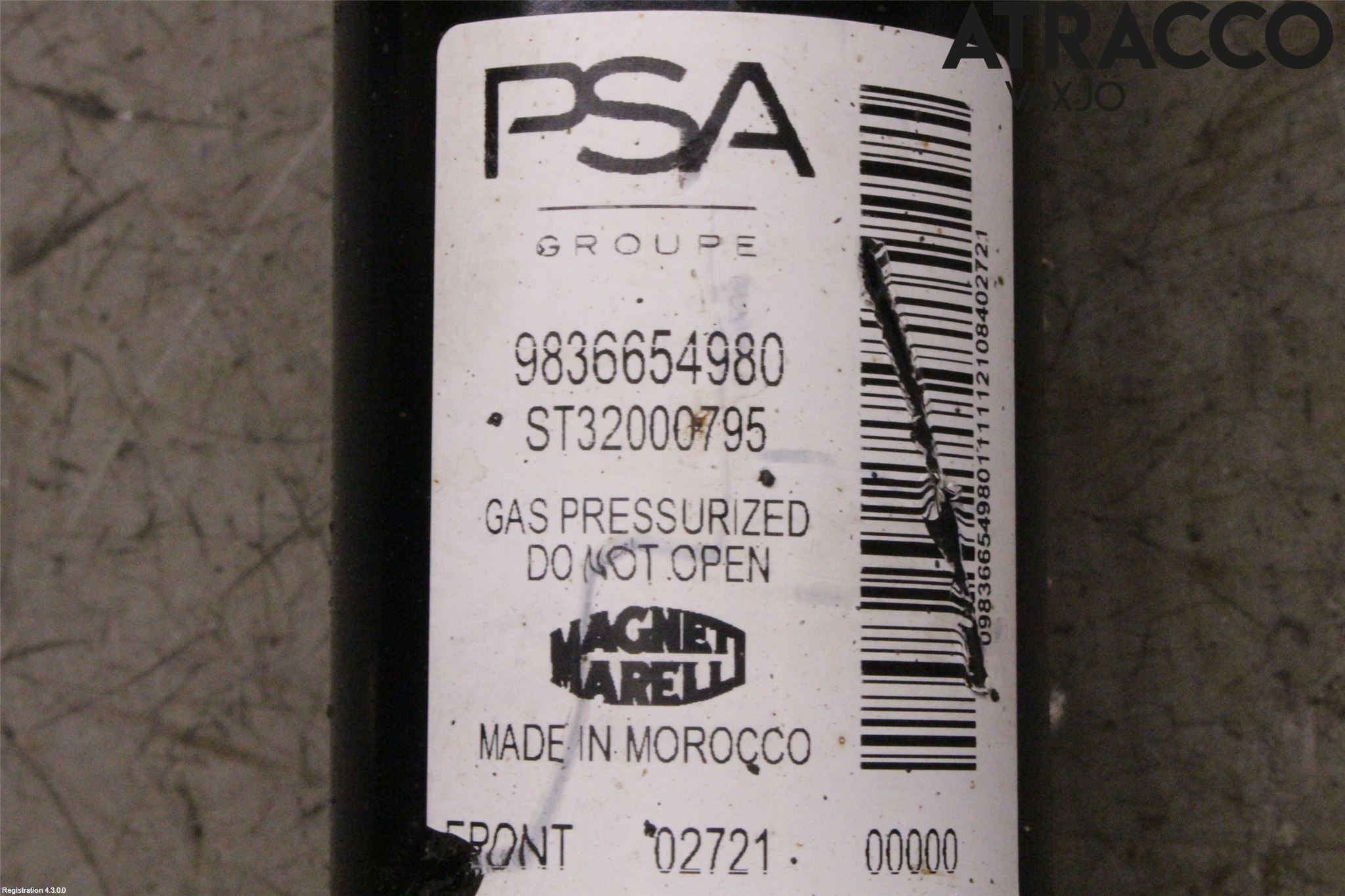 Peugeot 2008/E-2008 20- Fjærbein Foran Venstre