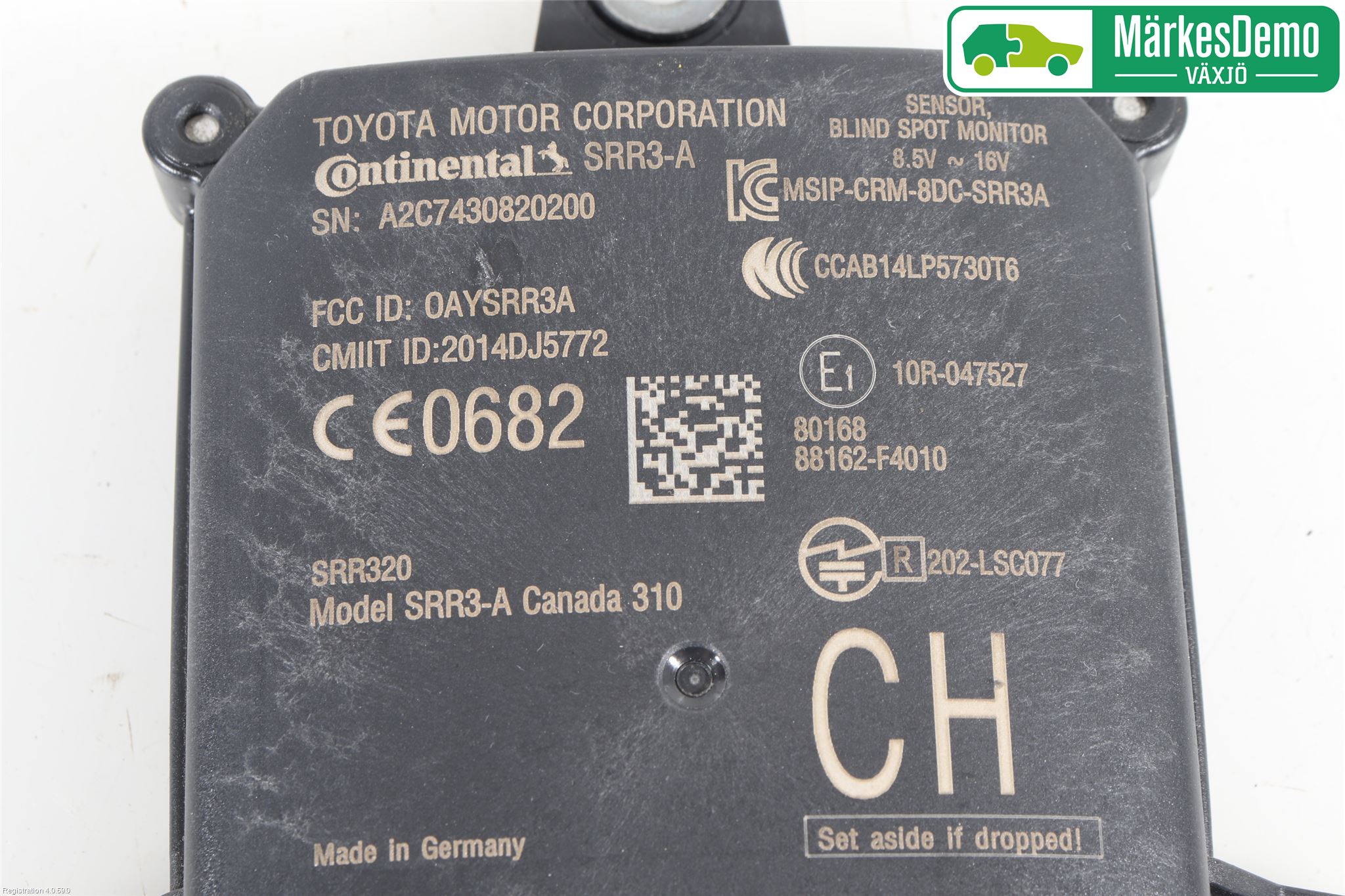Toyota C-HR 16-23 Sensor Kollisjonsbeskyttelse