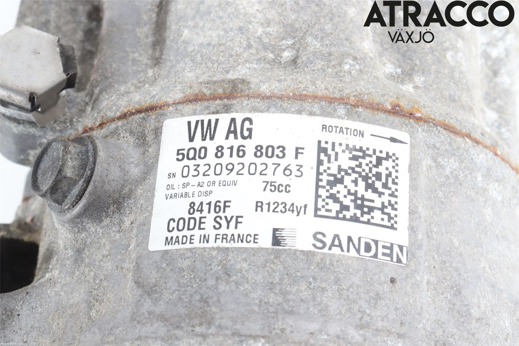 Volkswagen VW POLO 10-17 Varme Ac Kompressor