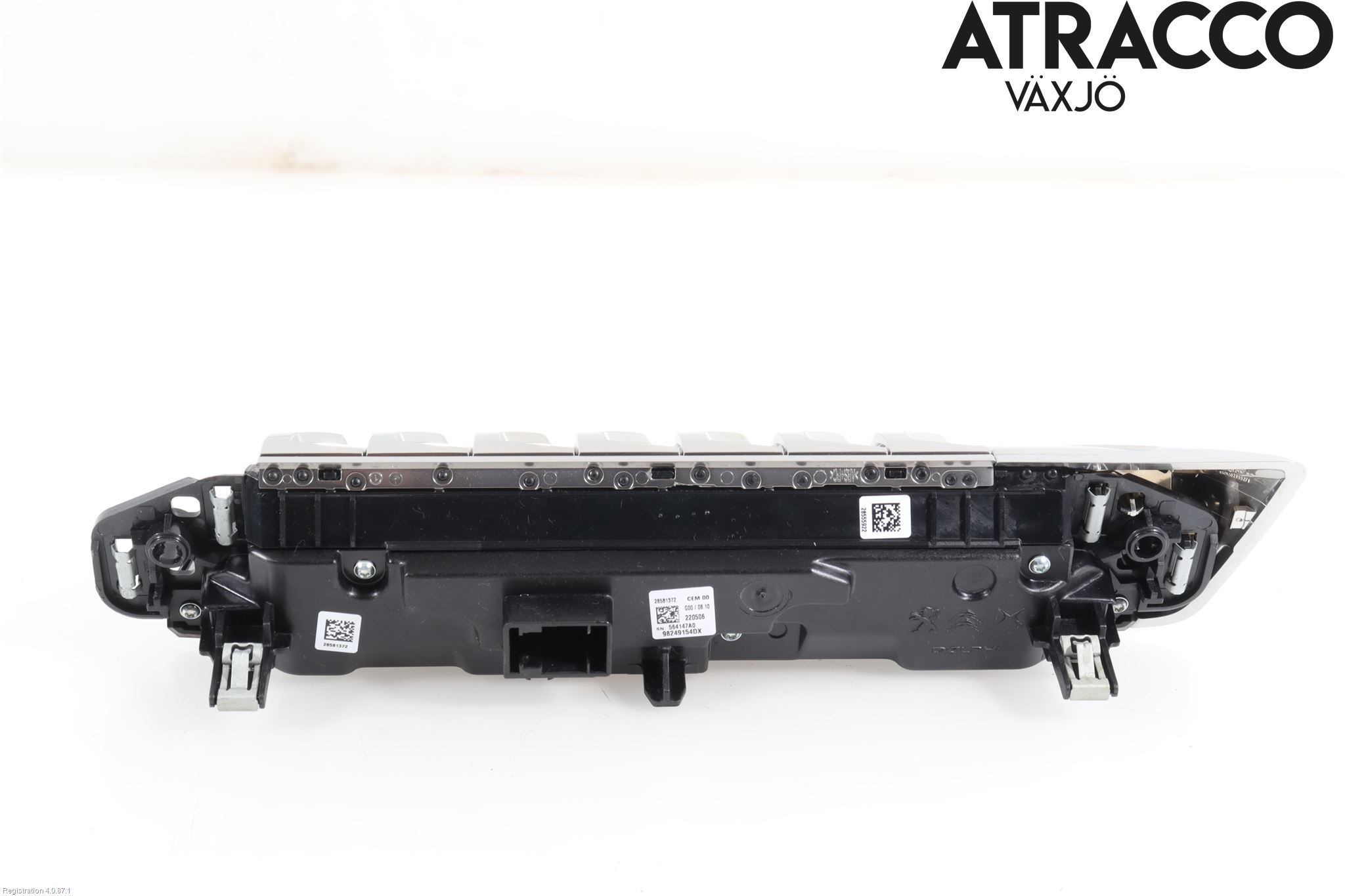Peugeot 3008 17-24 Varme Ac Betjening-Display