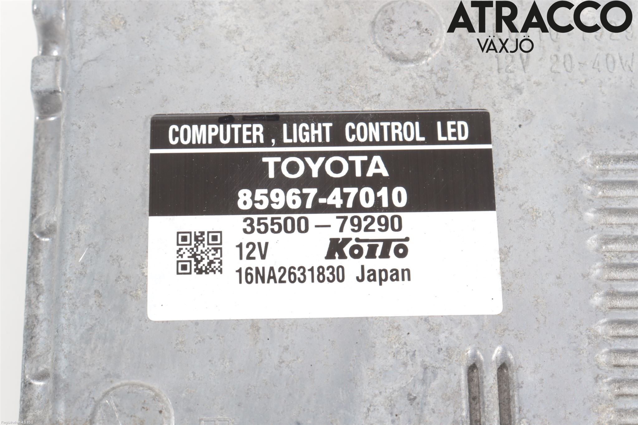 Toyota PRIUS ZVW30 09-20 Styreenhet Xenon