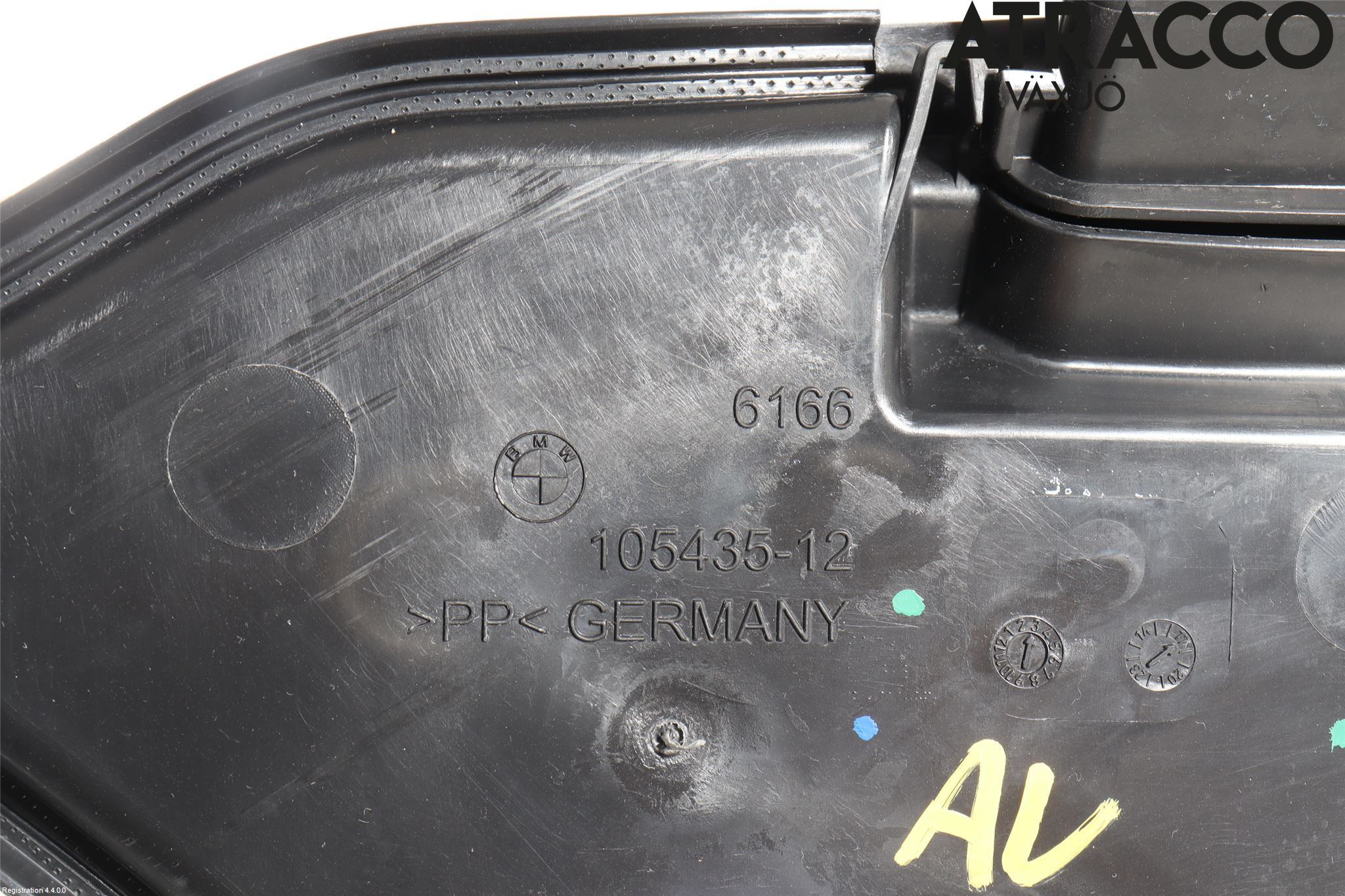 BMW 5 G30/G31/F90 17-23 Spylerbeholder Frontrute-Lykte