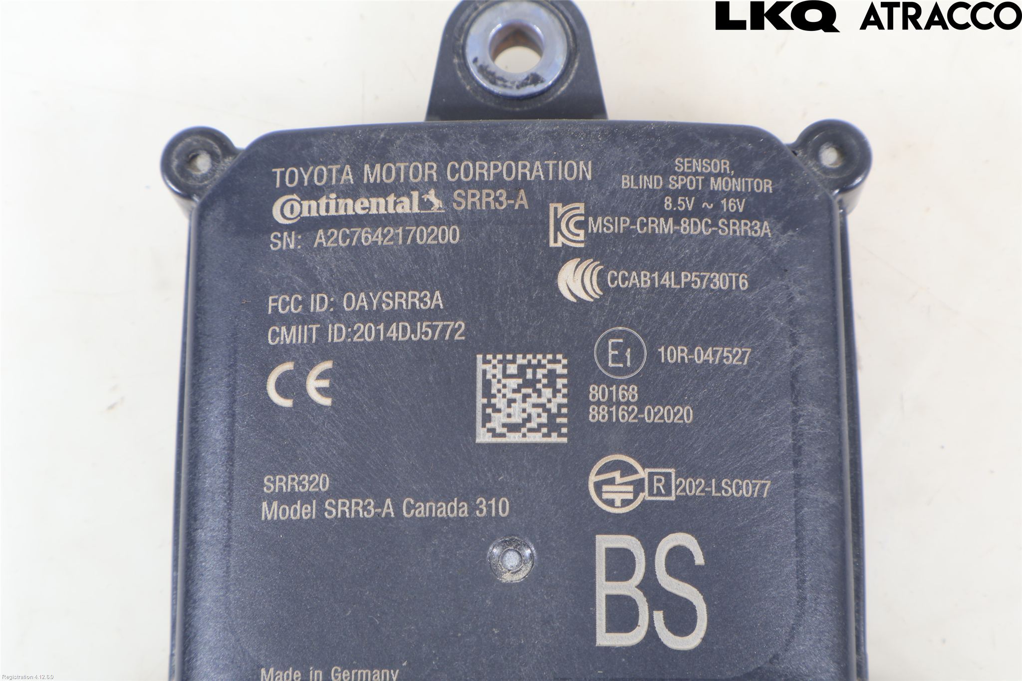 Toyota COROLLA 19- Sensor Kollisjonsbeskyttelse