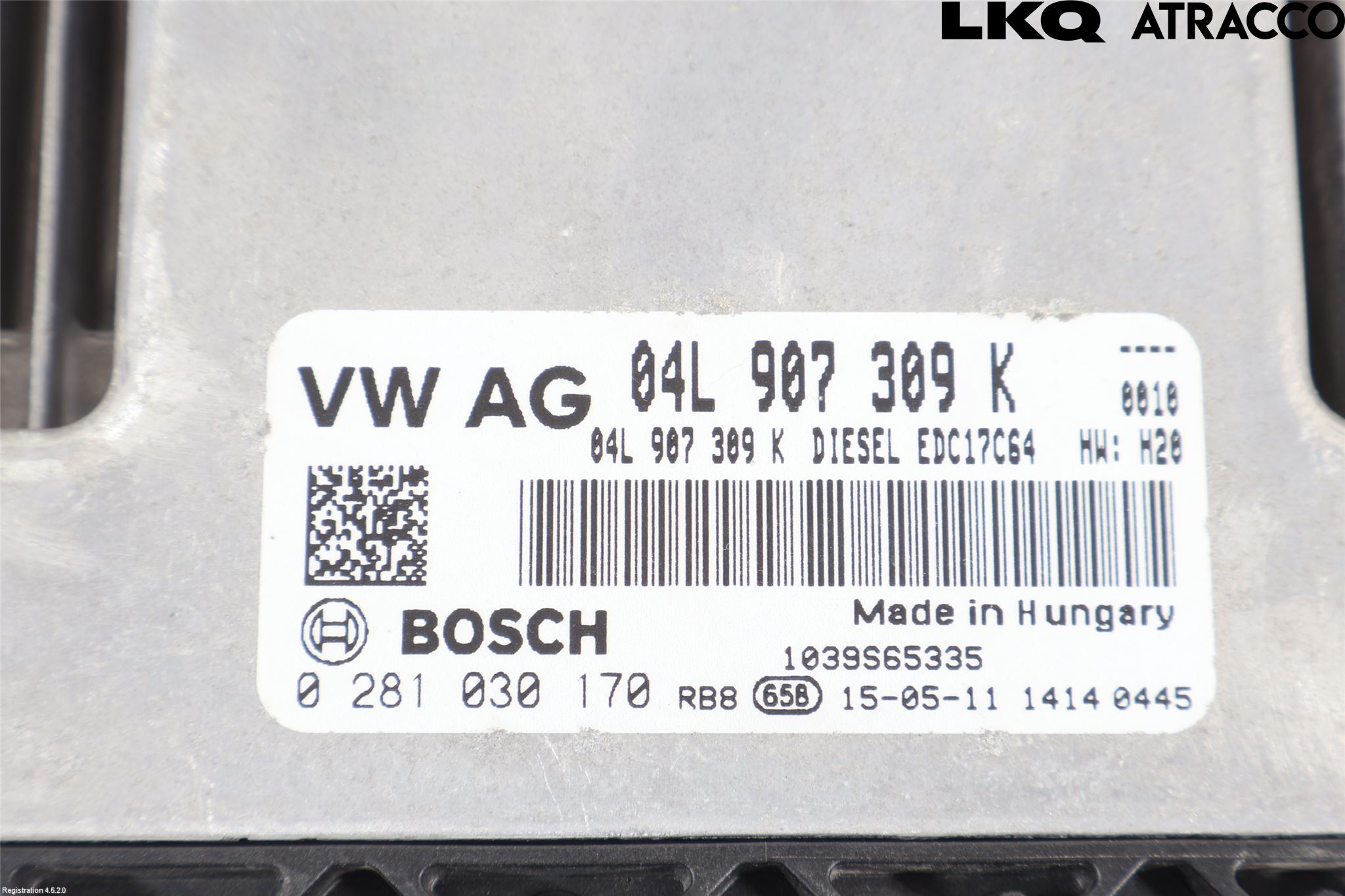 Volkswagen VW CADDY 16-20 Styreenhet Dieselpumpe